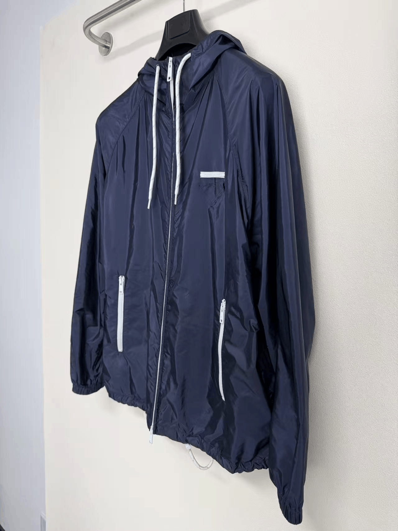 Prada Prada New Blue White Drawstring Jacket Size US S / EU 44-46 / 1 - 3 Thumbnail