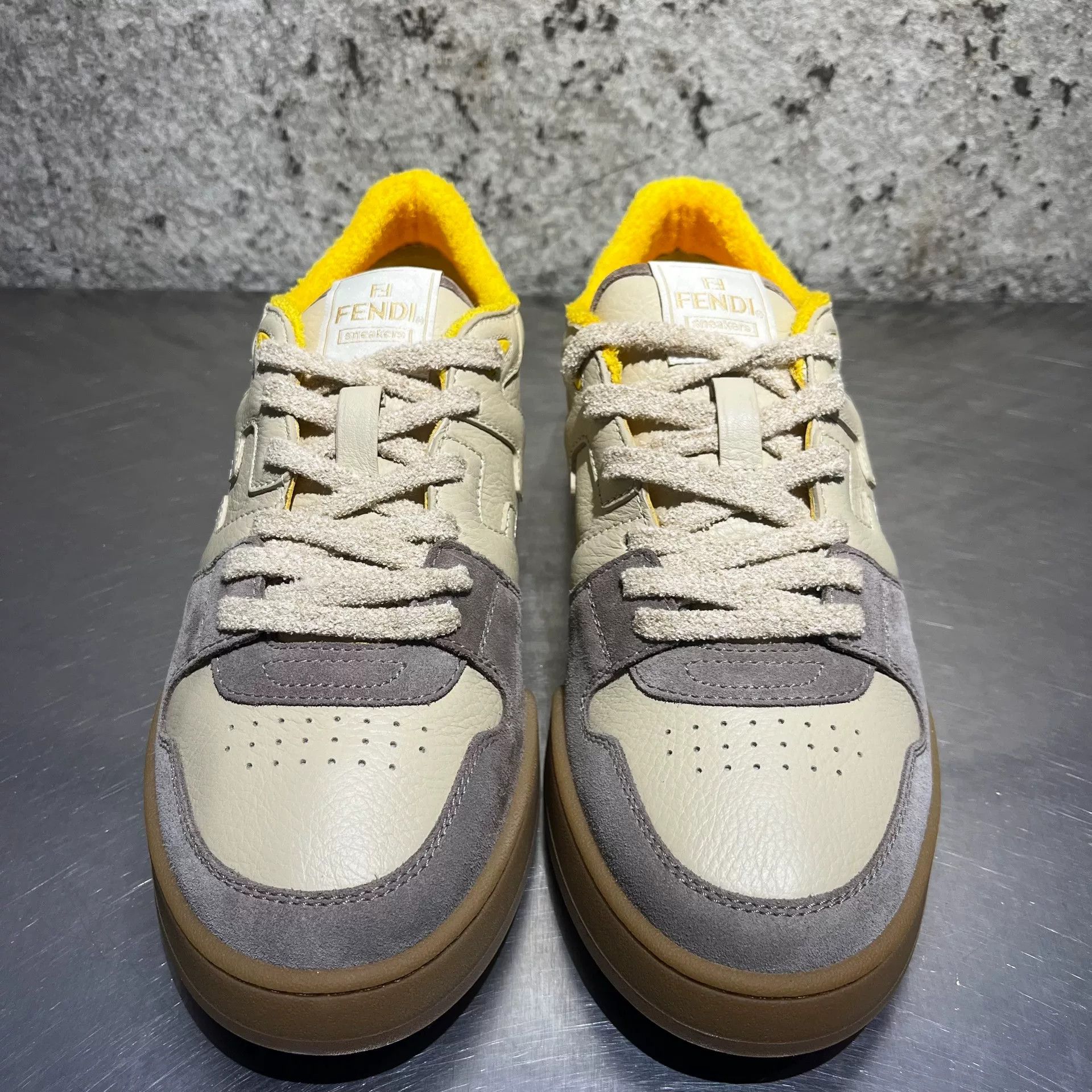 Fendi Fendi Match Beige Sneakers Size 44 Size US 10 / EU 43 - 3 Thumbnail