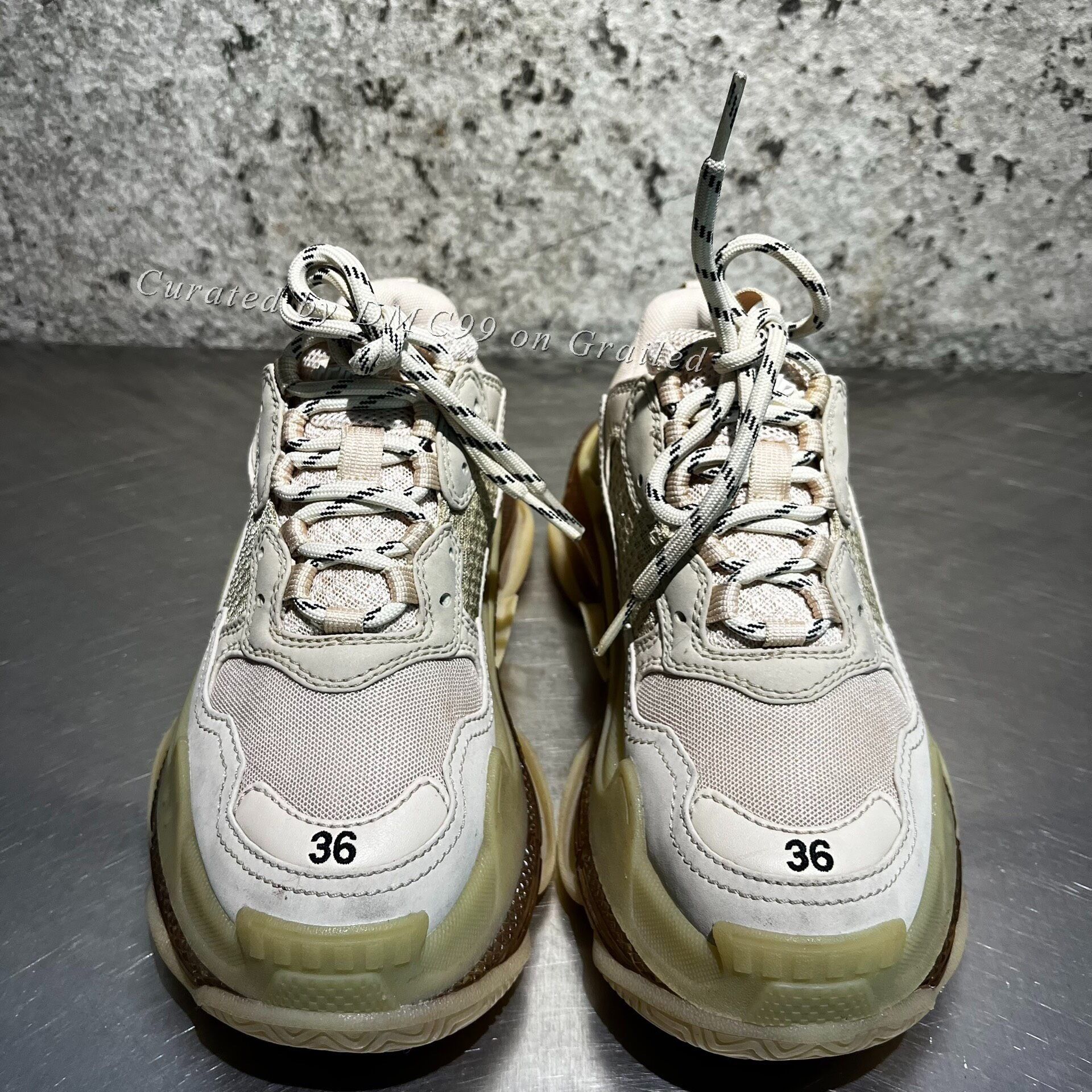 Balenciaga Balenciaga Beige Dad Shoes Size 36 Size US 5 / IT 35 - 2 Thumbnail