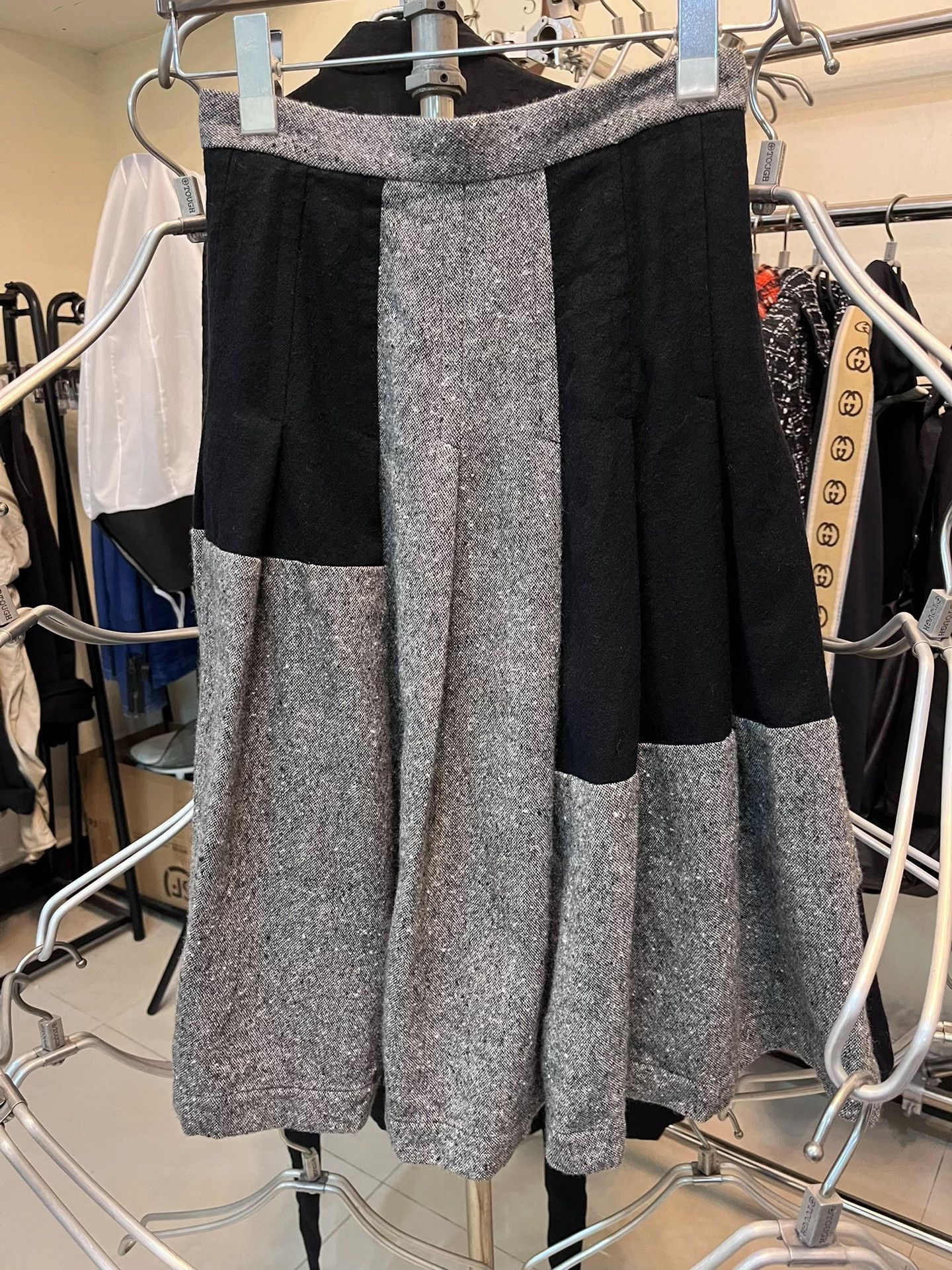 Comme des Garcons COMME des GARCONS Vintage Wool Pleated Skirt Size 30" / US 8 / IT 44 - 2 Thumbnail