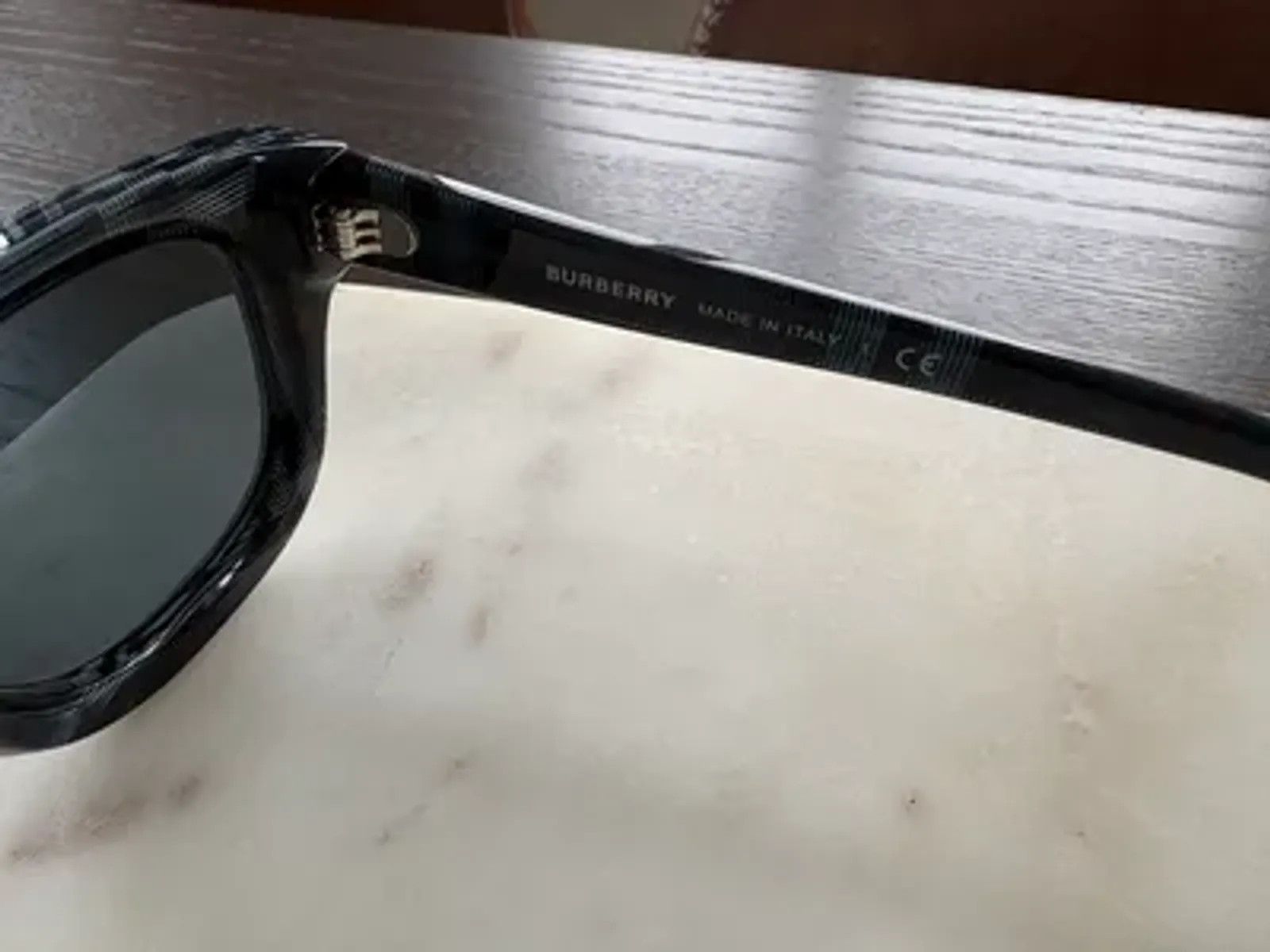 Burberry Burberry Burberry Sidney, Navy Check Sunglasses Size ONE SIZE - 4 Thumbnail