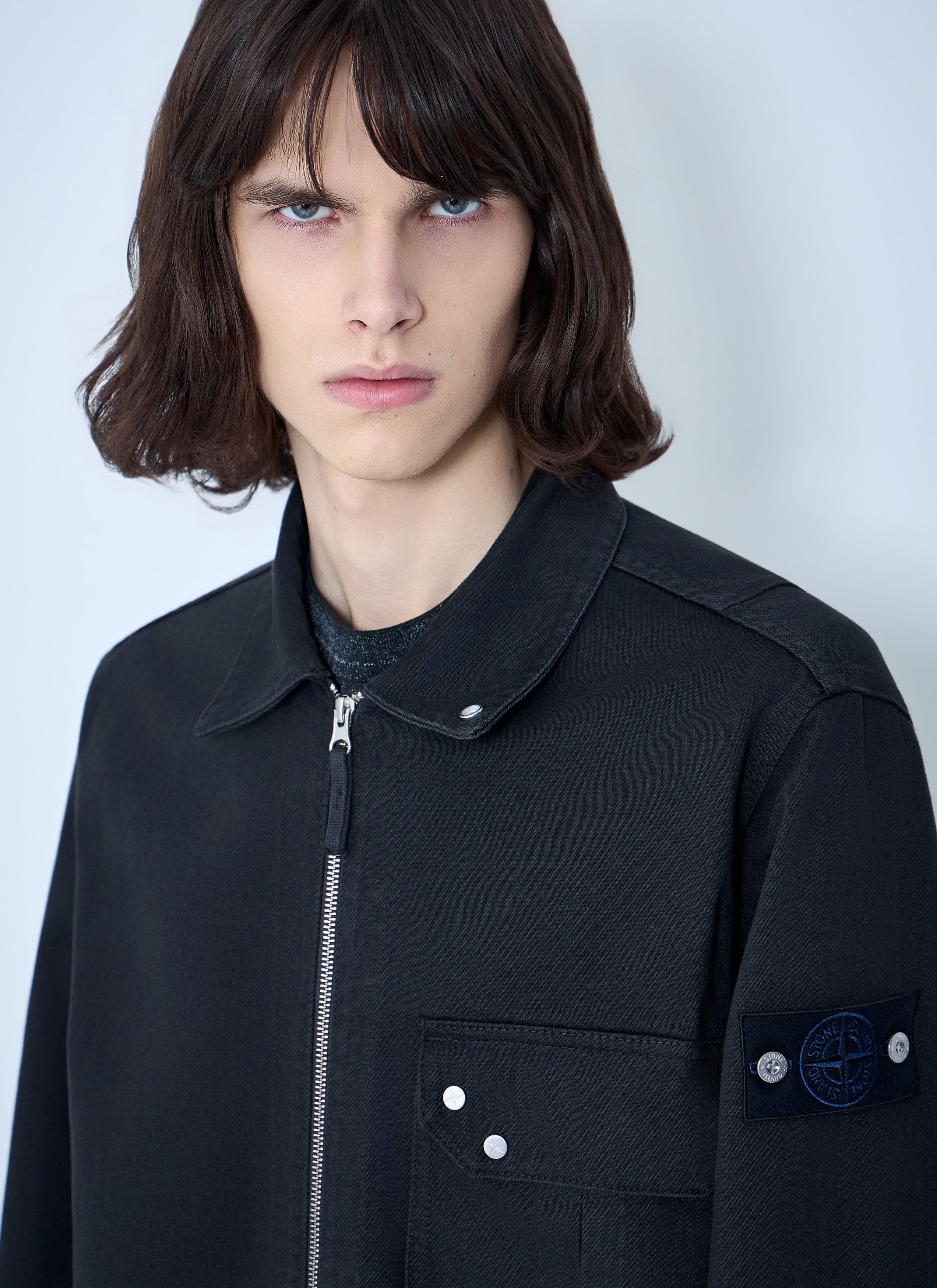 Stone Island Zip-Front Overshirt Size US XL / EU 56 / 4 - 5 Thumbnail