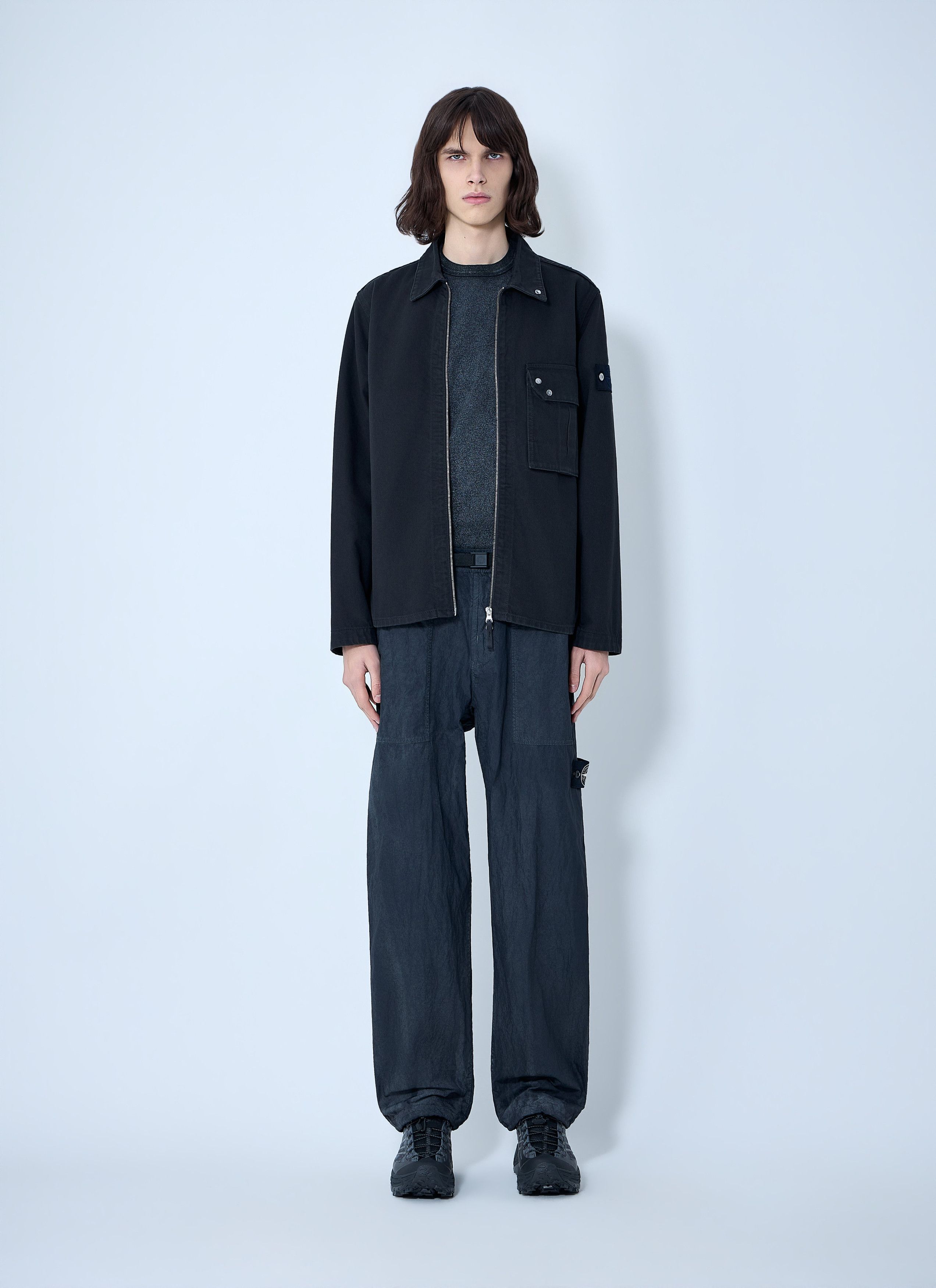 Stone Island Zip-Front Overshirt Size US XL / EU 56 / 4 - 2 Thumbnail