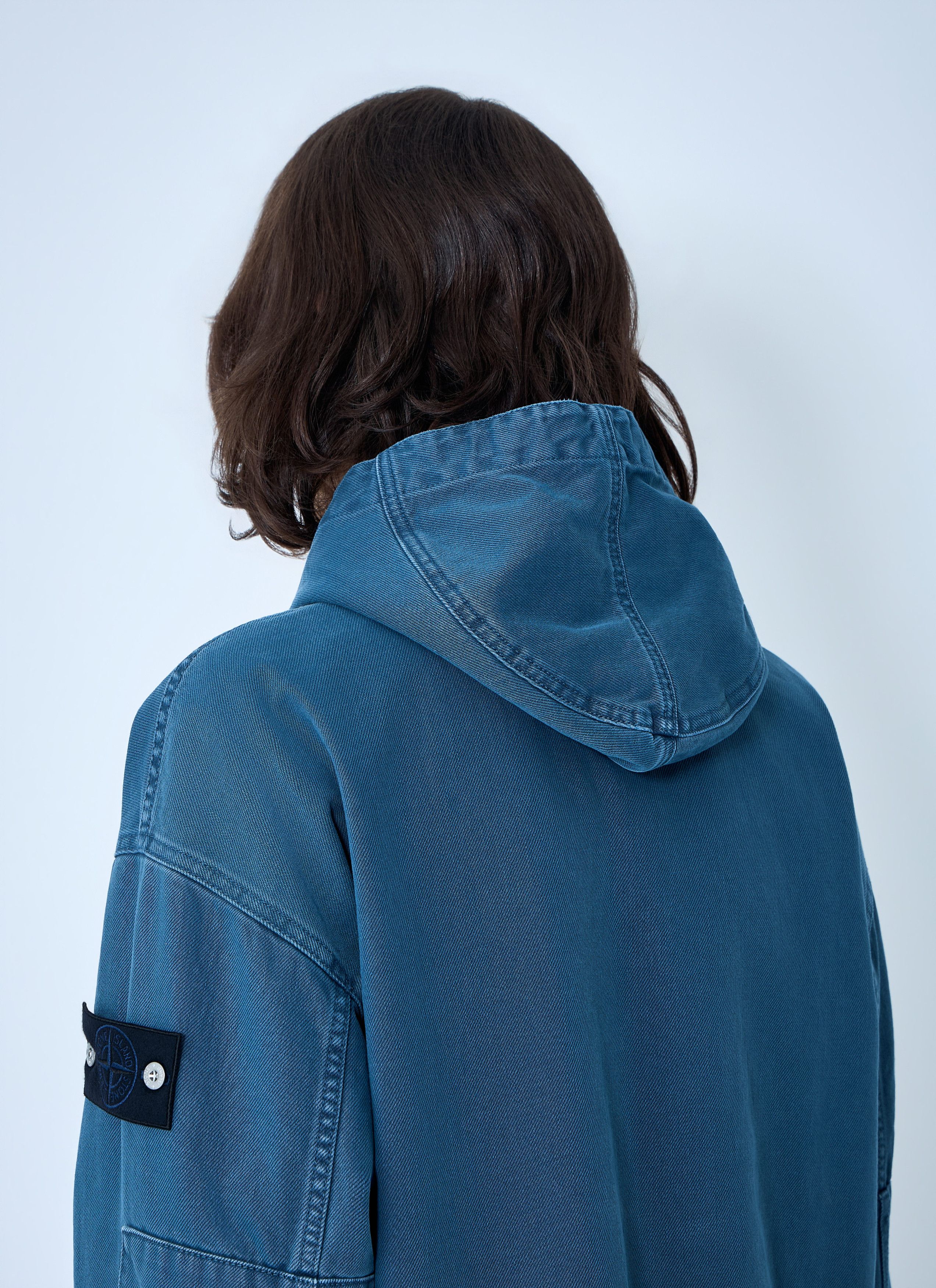 Stone Island Hooded Denim Jacket Size US XXL / EU 58 / 5 - 5 Thumbnail