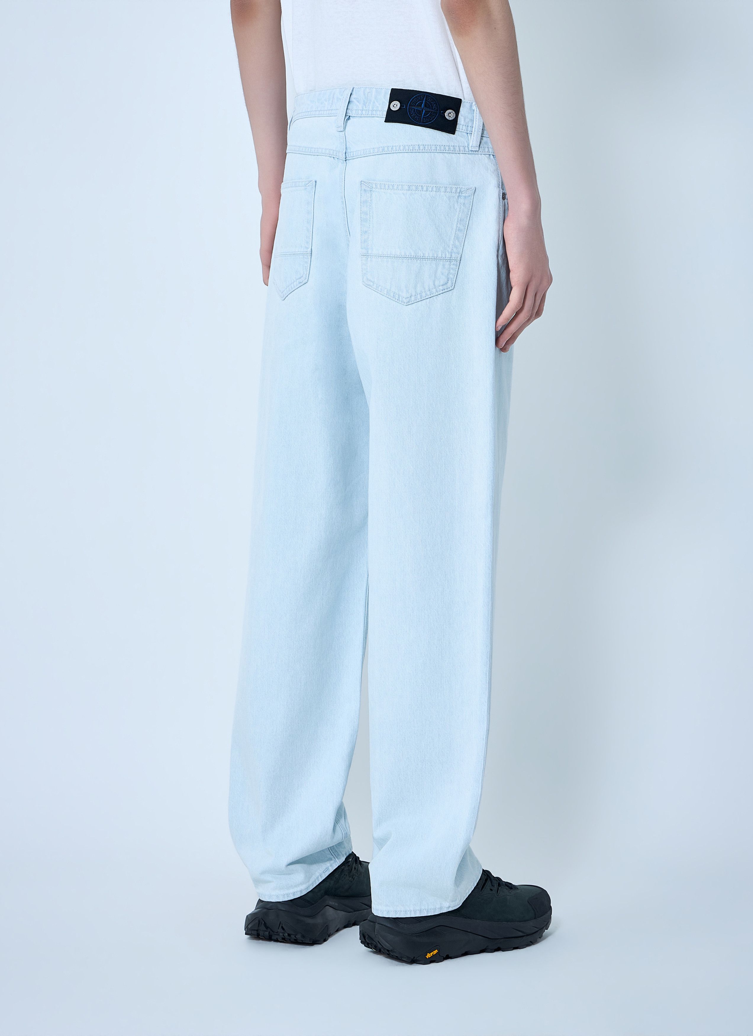 Stone Island Wide-Leg Denim Jeans Size US 28 / EU 44 - 4 Thumbnail