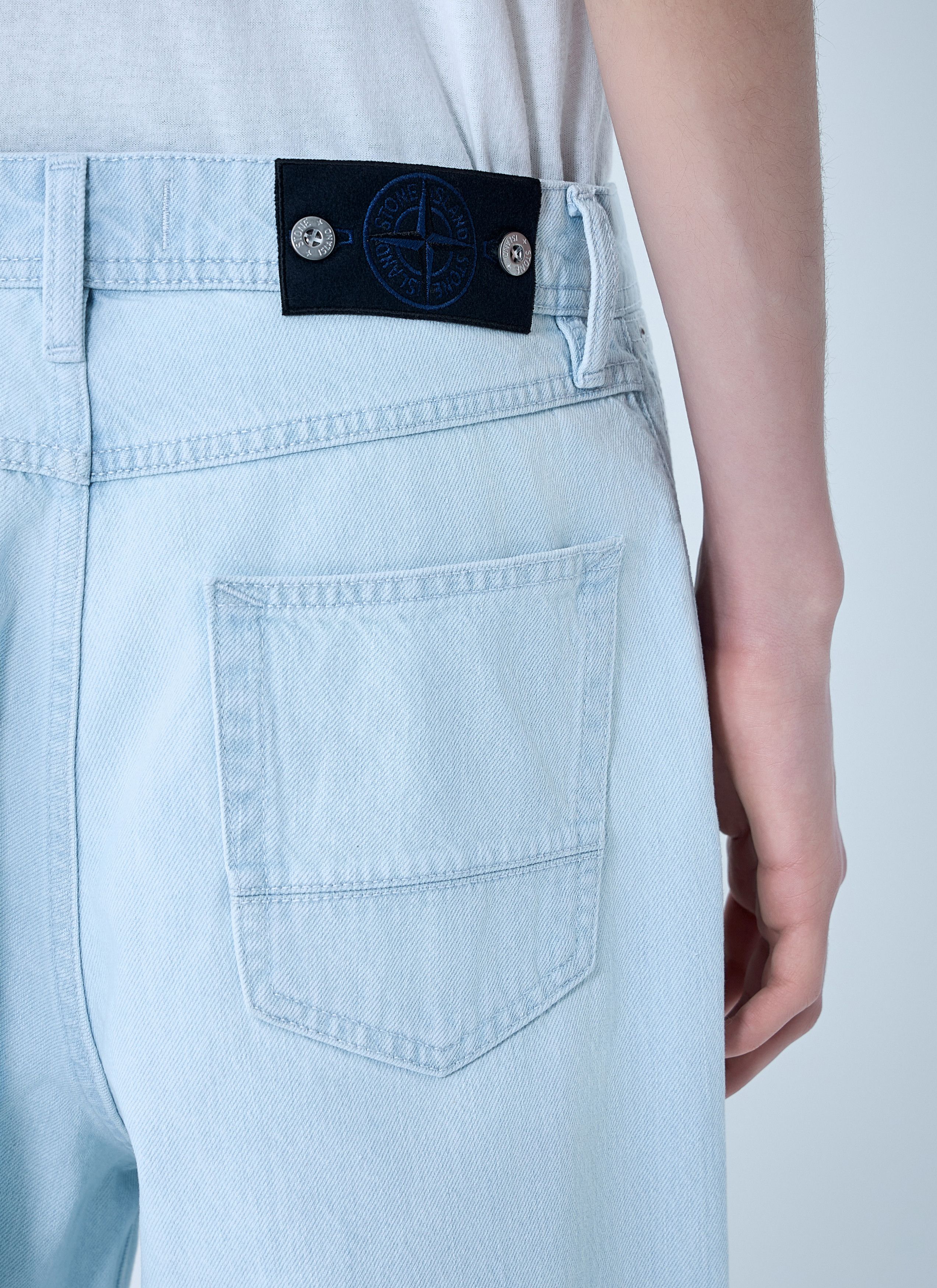 Stone Island Wide-Leg Denim Jeans Size US 28 / EU 44 - 5 Thumbnail