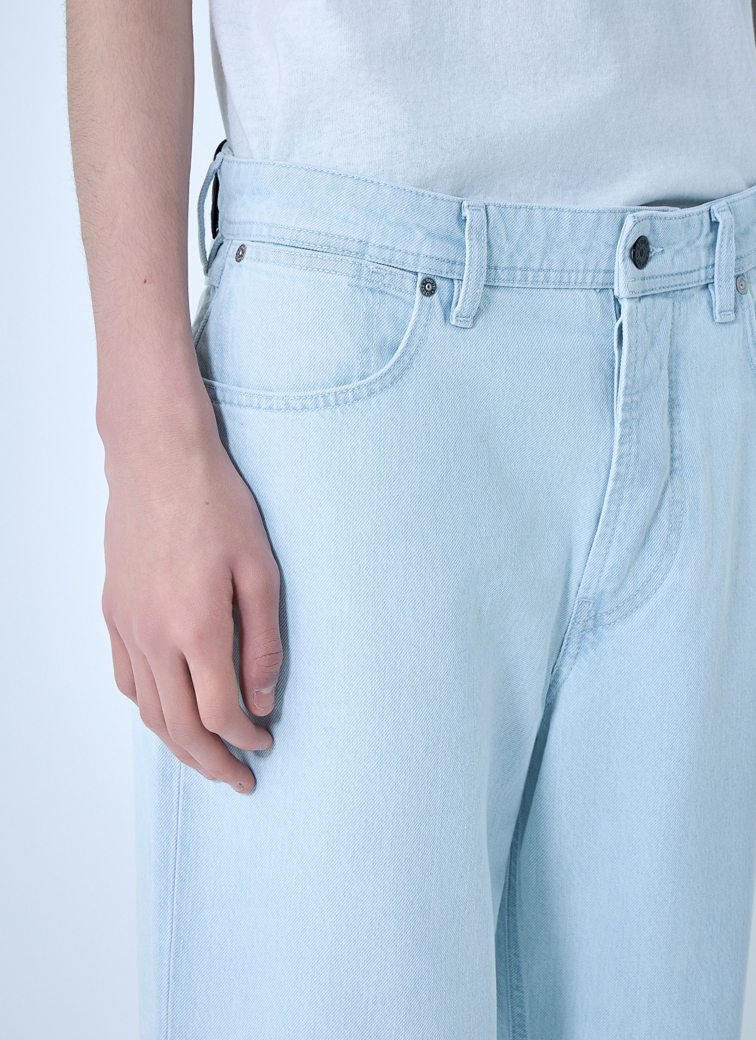 Stone Island Wide-Leg Denim Jeans Size US 30 / EU 46 - 6 Thumbnail