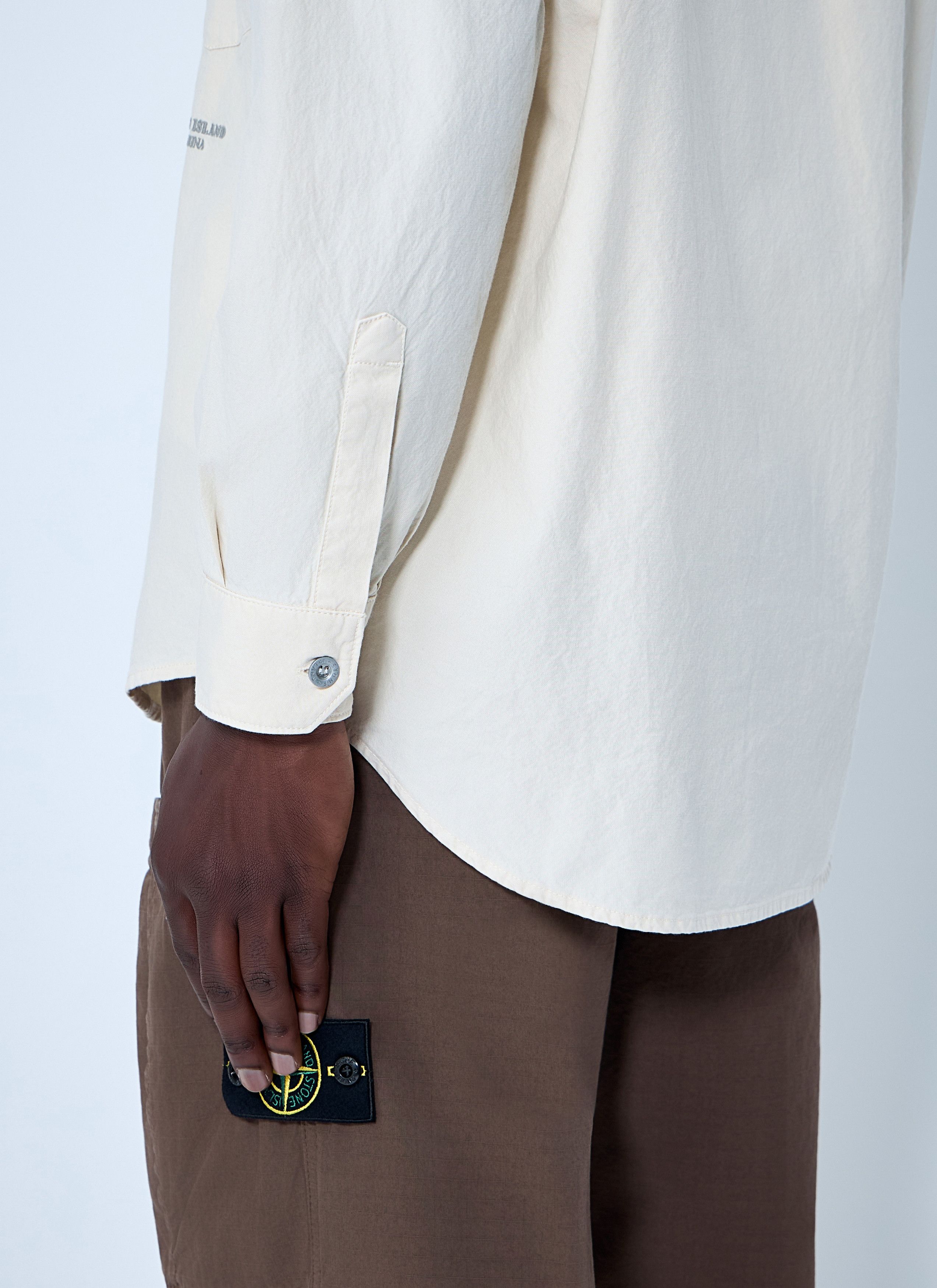 Stone Island Long Sleeve Cotton Button-Down Shirt Size US M / EU 48-50 / 2 - 6 Thumbnail