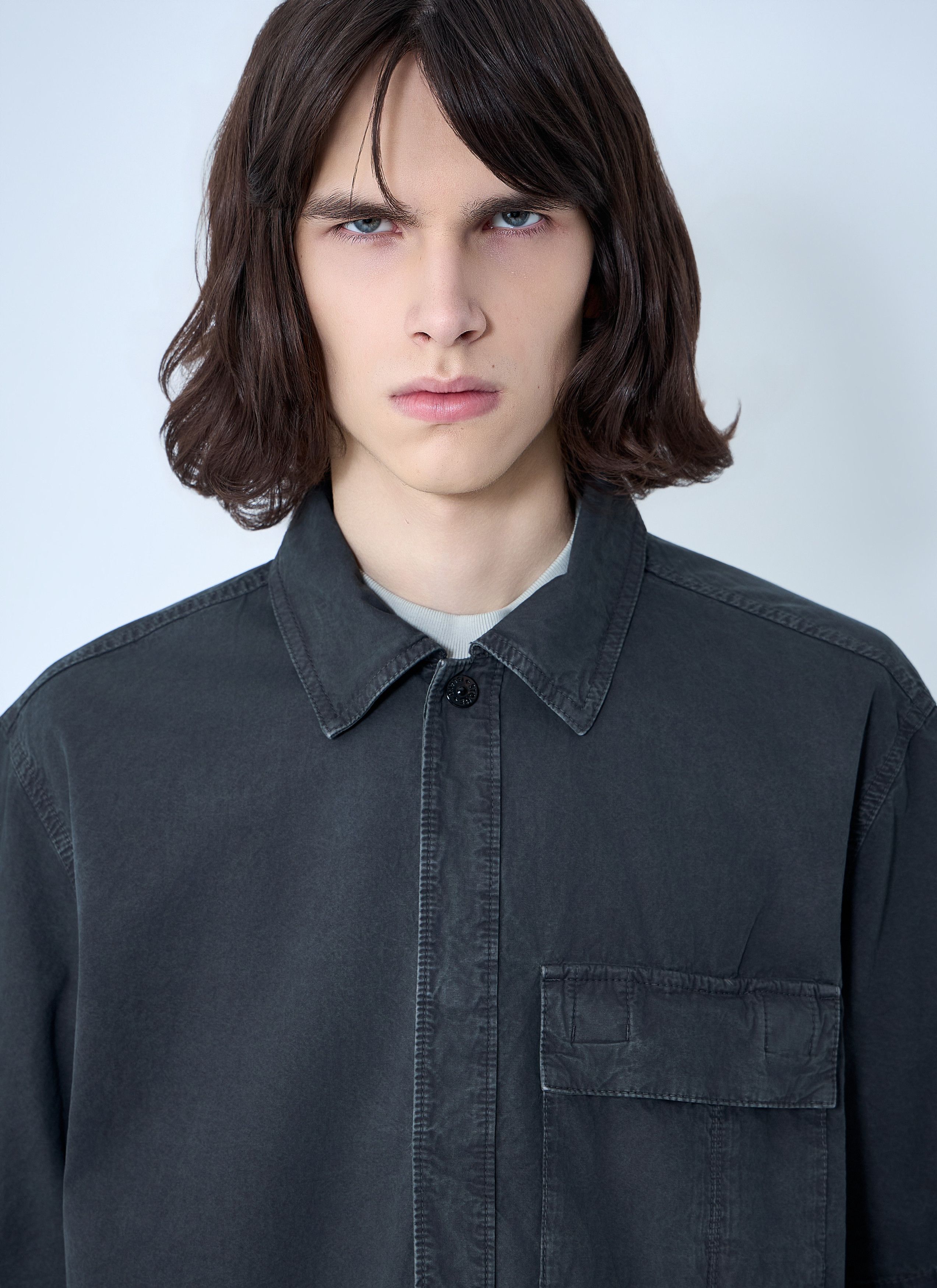 Stone Island Short-Sleeve Cotton Shirt Size US L / EU 52-54 / 3 - 5 Thumbnail