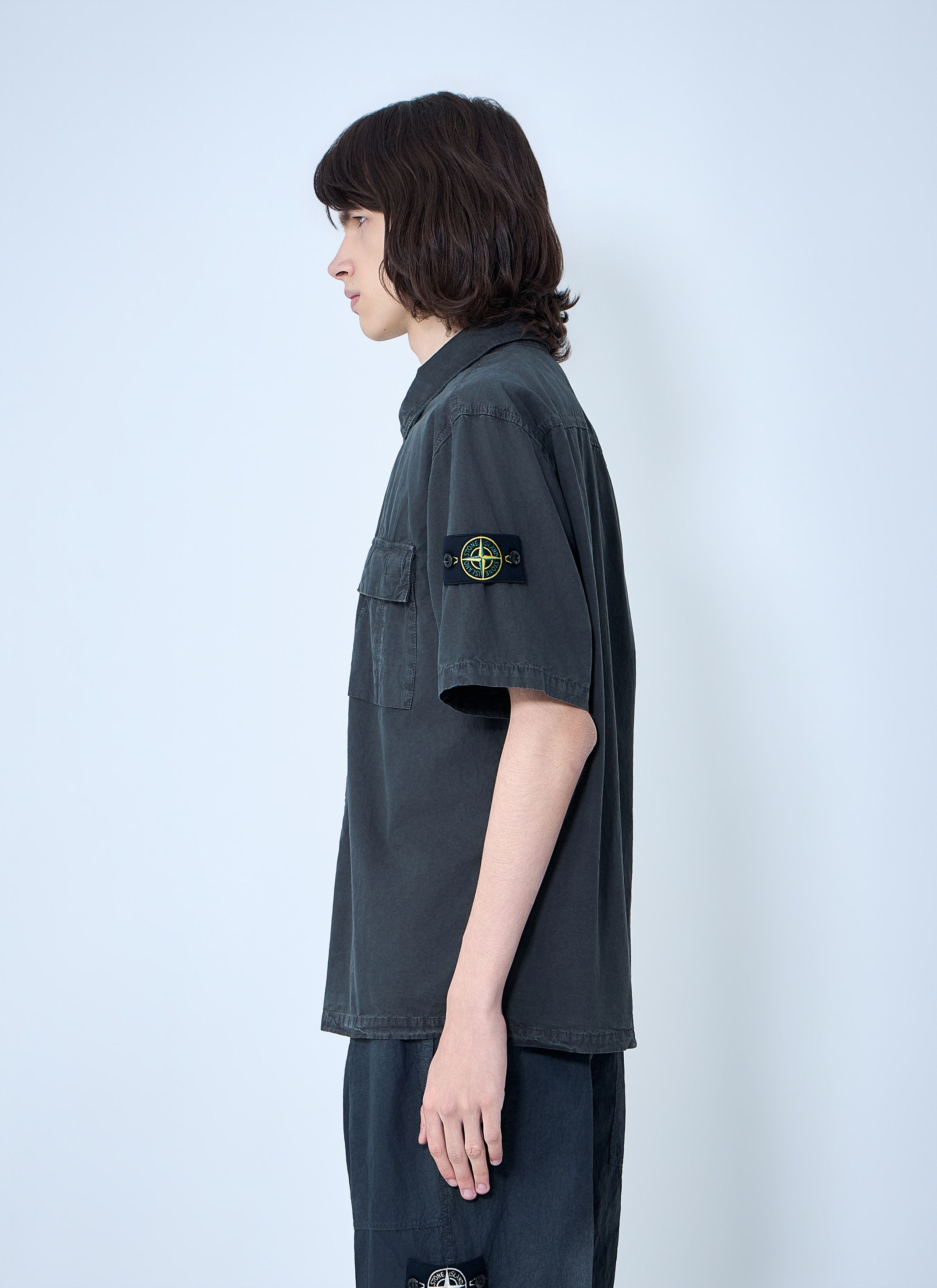 Stone Island Short-Sleeve Cotton Shirt Size US S / EU 44-46 / 1 - 3 Thumbnail