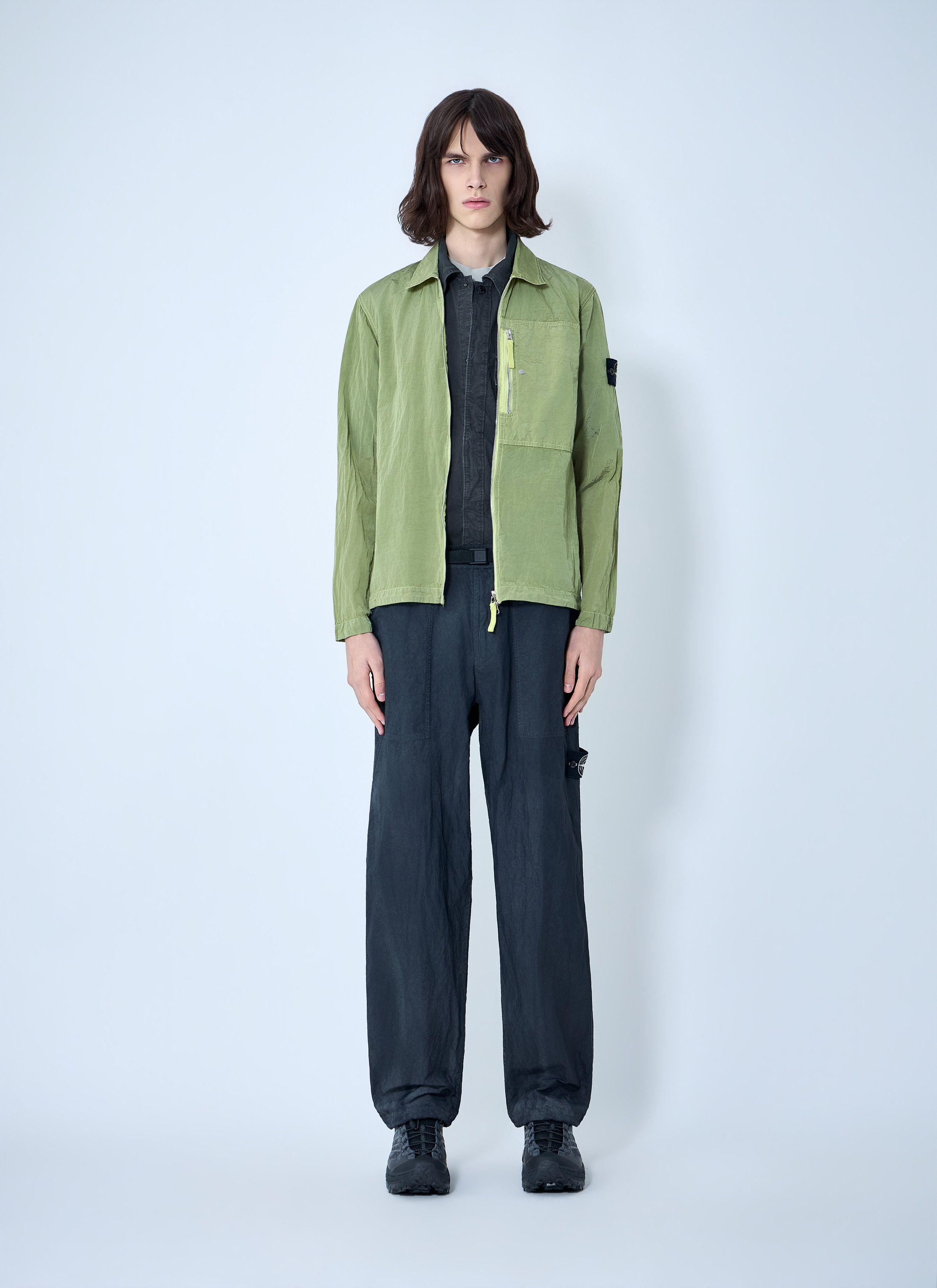 Stone Island Zip-Front Technical Jacket Size US XL / EU 56 / 4 - 2 Thumbnail