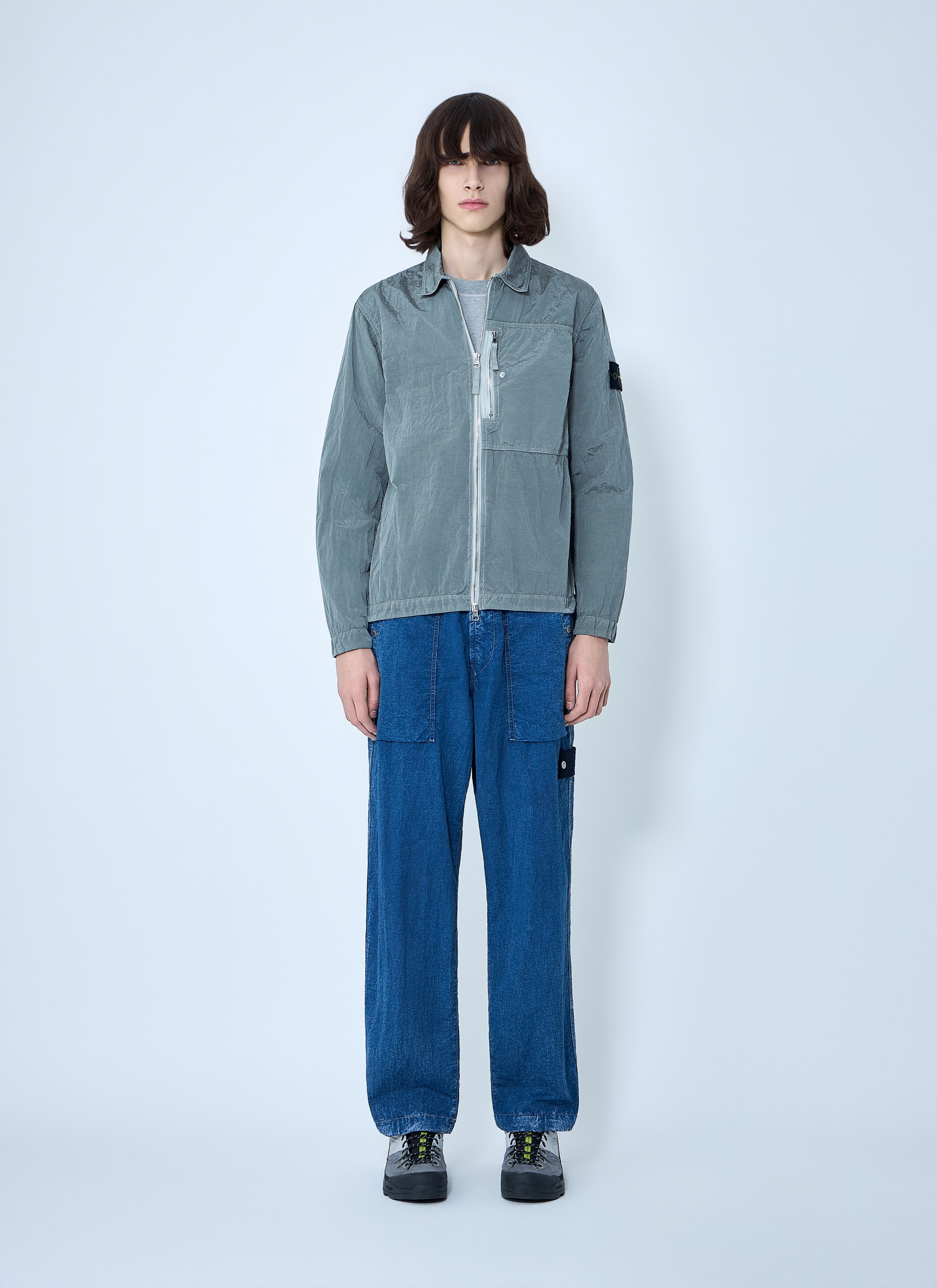 Stone Island Lightweight Technical Jacket Size US XL / EU 56 / 4 - 2 Thumbnail