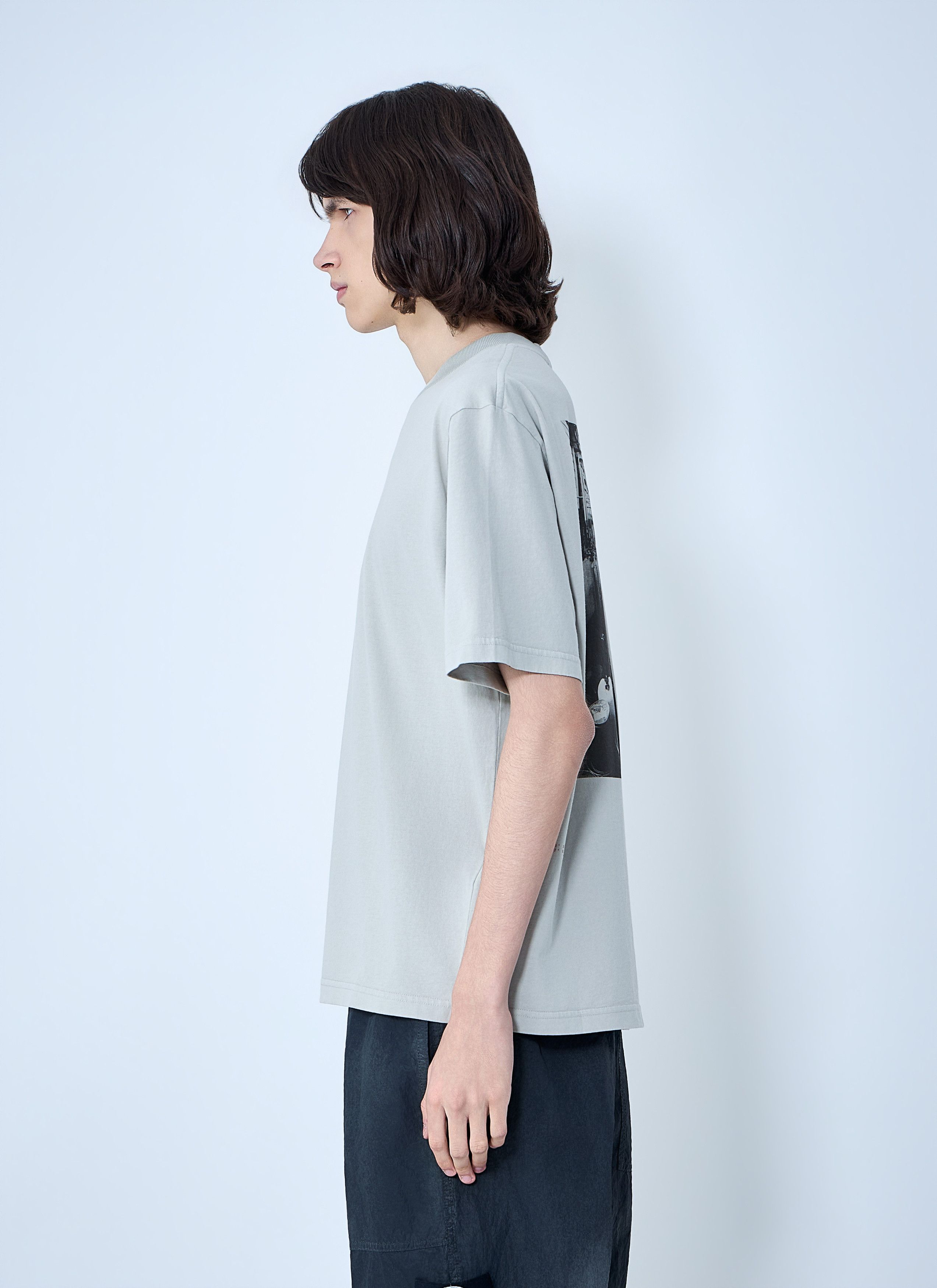 Stone Island High-Neck Cotton Jersey T-Shirt Size US L / EU 52-54 / 3 - 3 Thumbnail