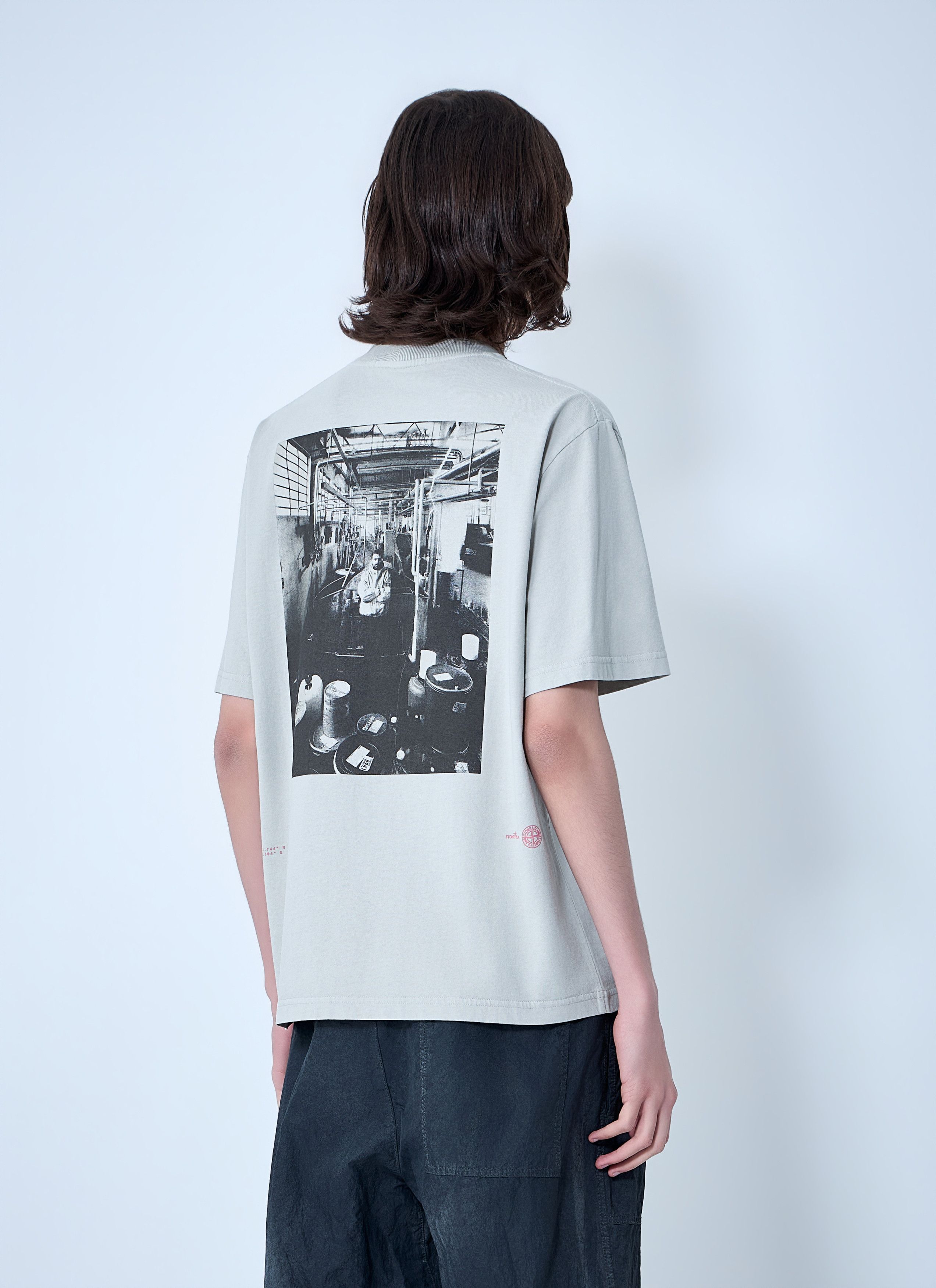 Stone Island High-Neck Cotton Jersey T-Shirt Size US S / EU 44-46 / 1 - 4 Thumbnail