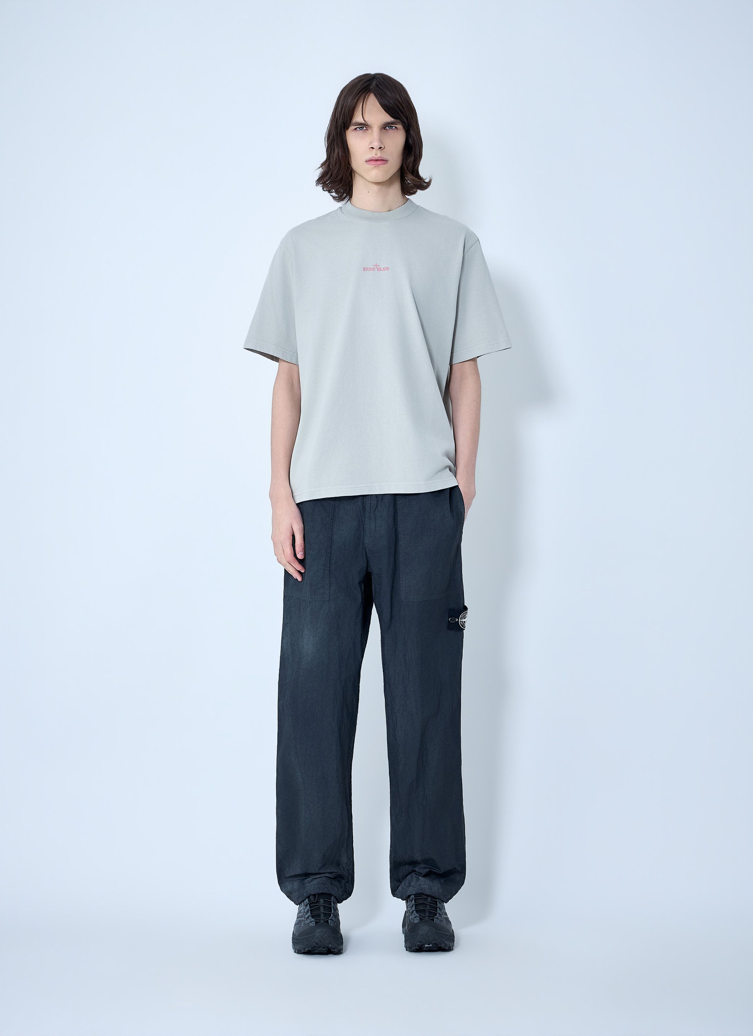 Stone Island High-Neck Cotton Jersey T-Shirt Size US XXL / EU 58 / 5 - 2 Thumbnail