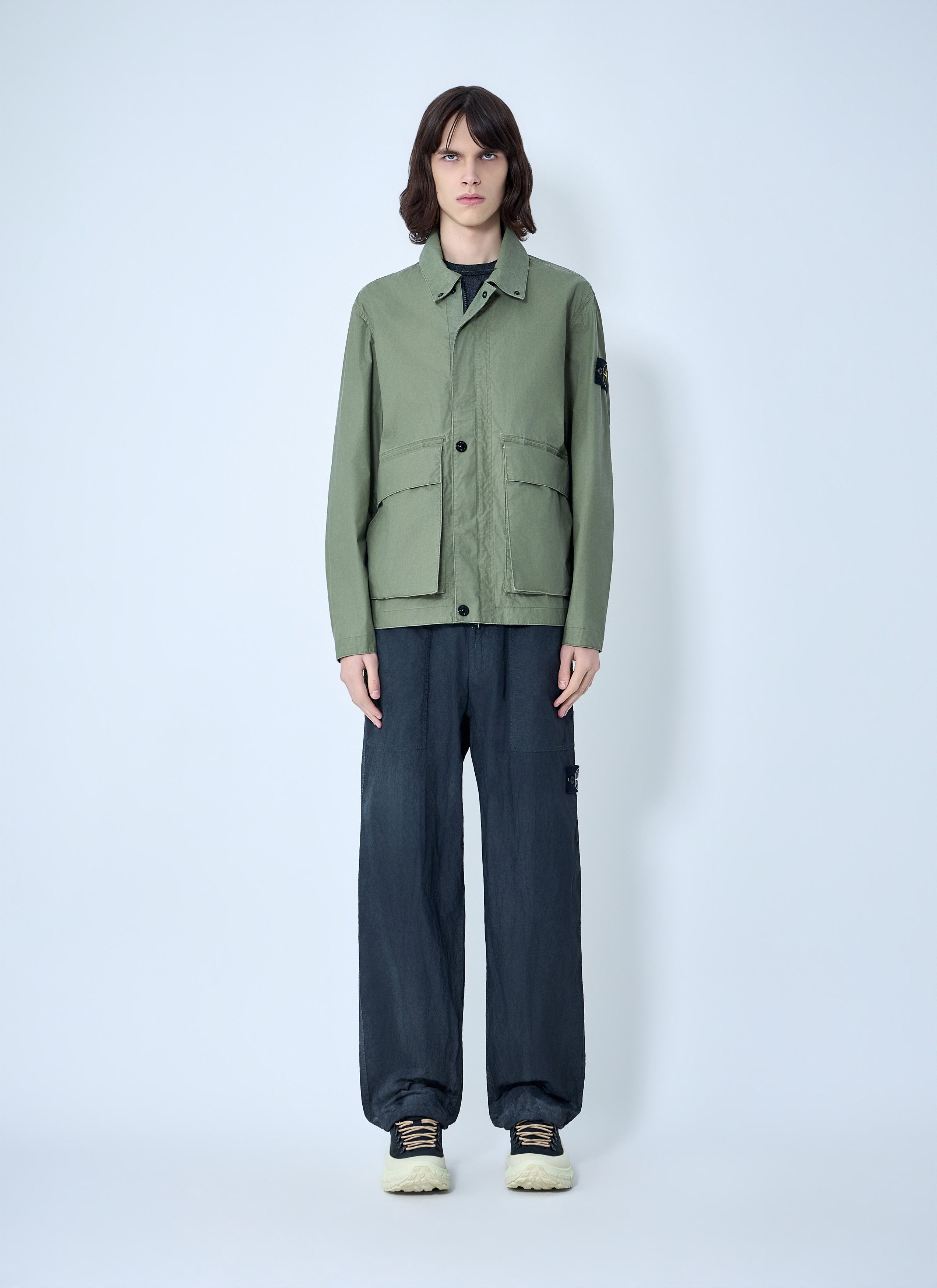 Stone Island Cotton Twill Field Jacket Size US XXL / EU 58 / 5 - 2 Thumbnail
