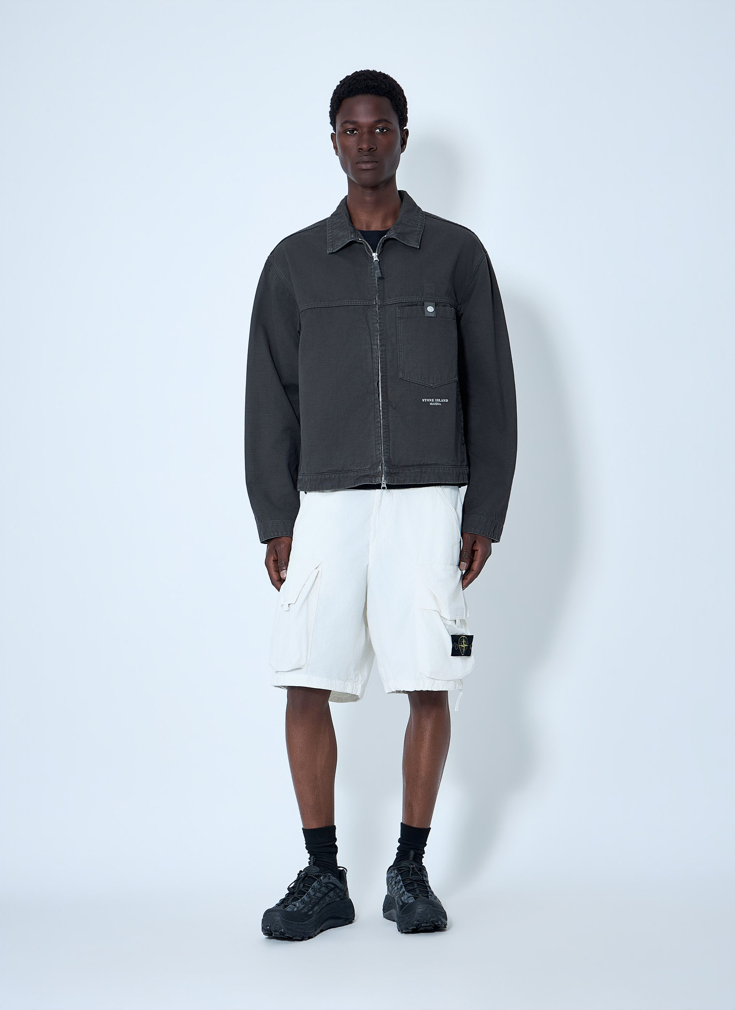Stone Island Zip-Front Cotton Jacket Size US S / EU 44-46 / 1 - 2 Thumbnail