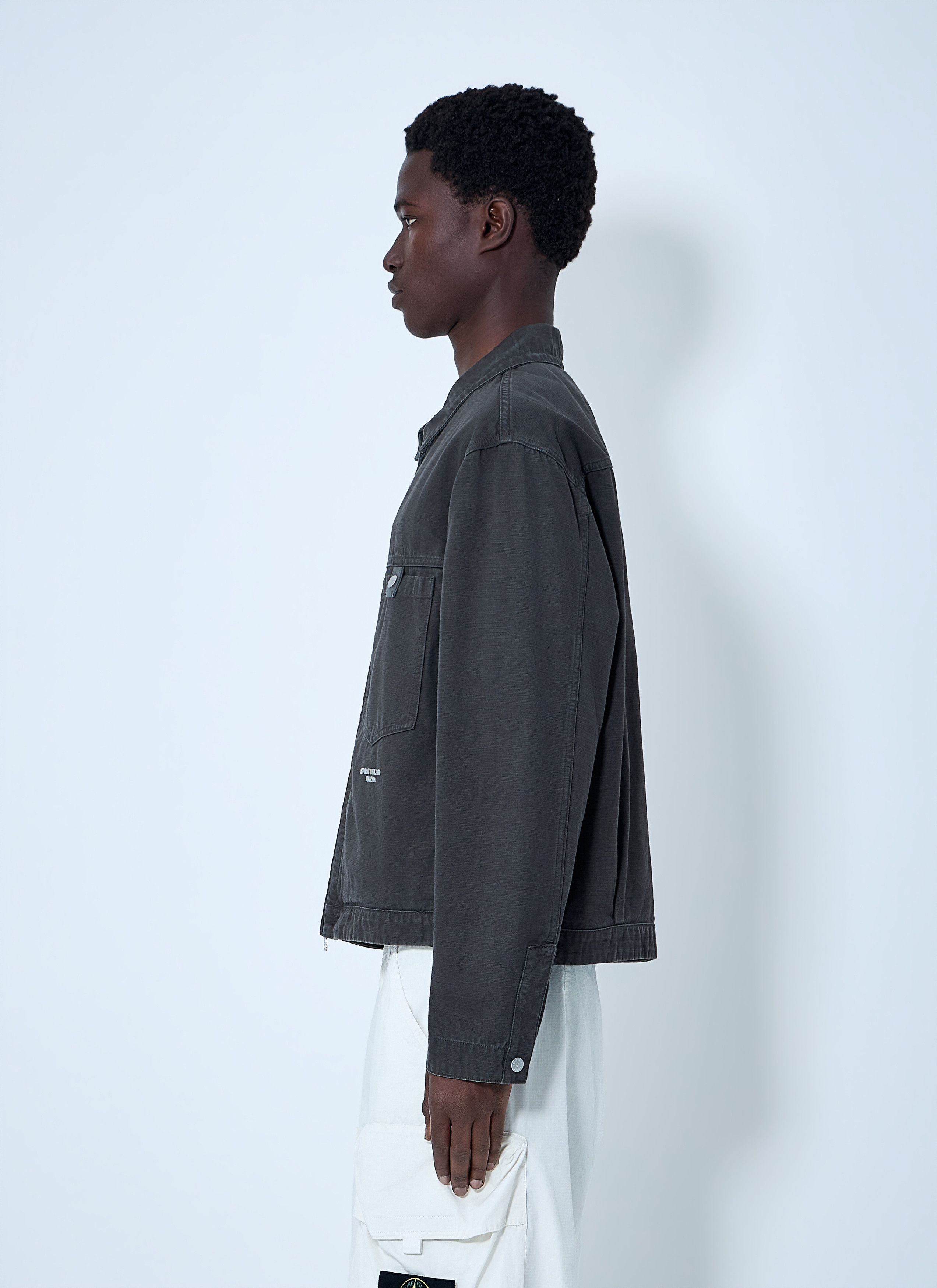 Stone Island Zip-Front Cotton Jacket Size US S / EU 44-46 / 1 - 3 Thumbnail