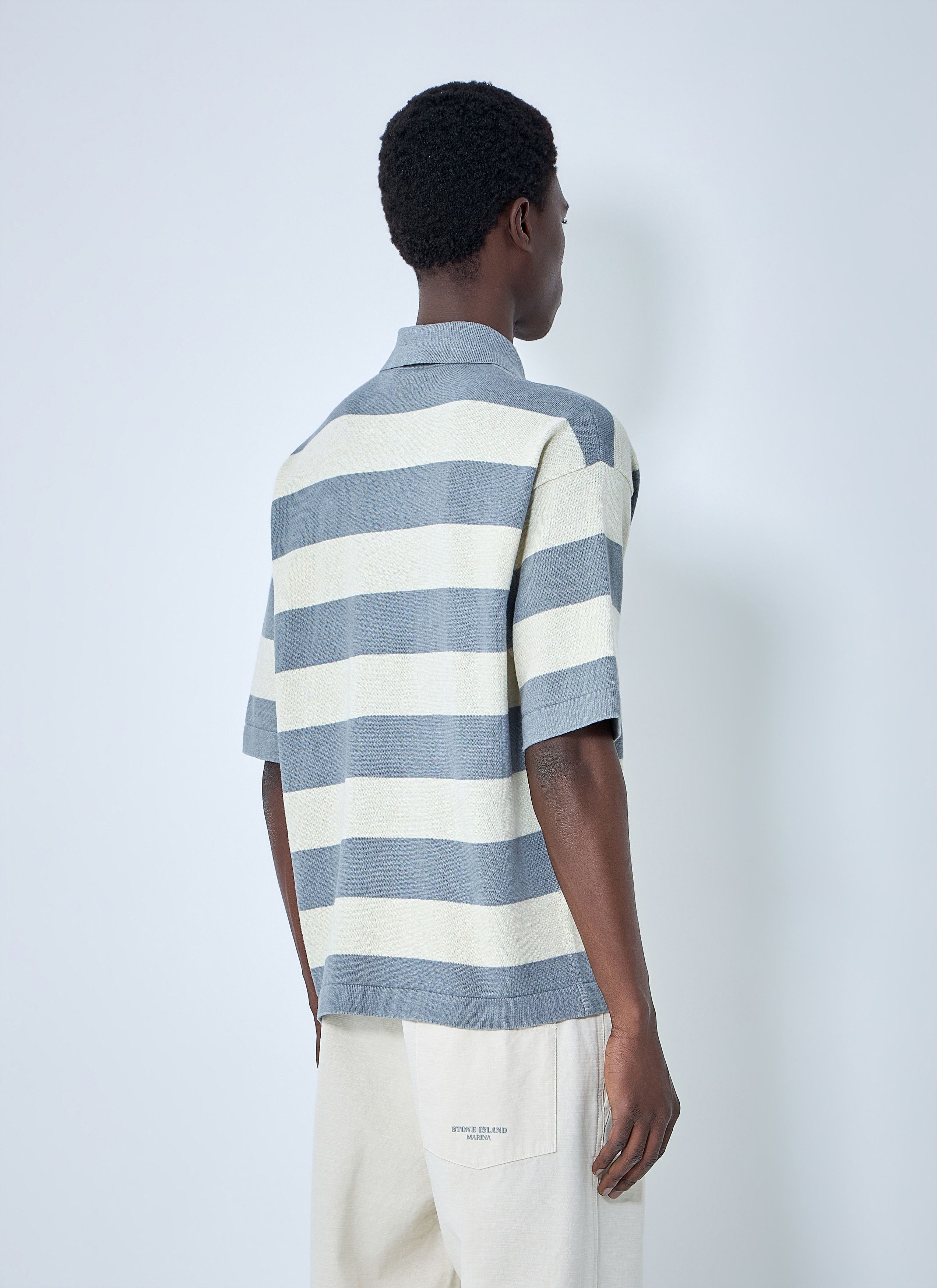 Stone Island Striped Polo Shirt Size US L / EU 52-54 / 3 - 4 Thumbnail
