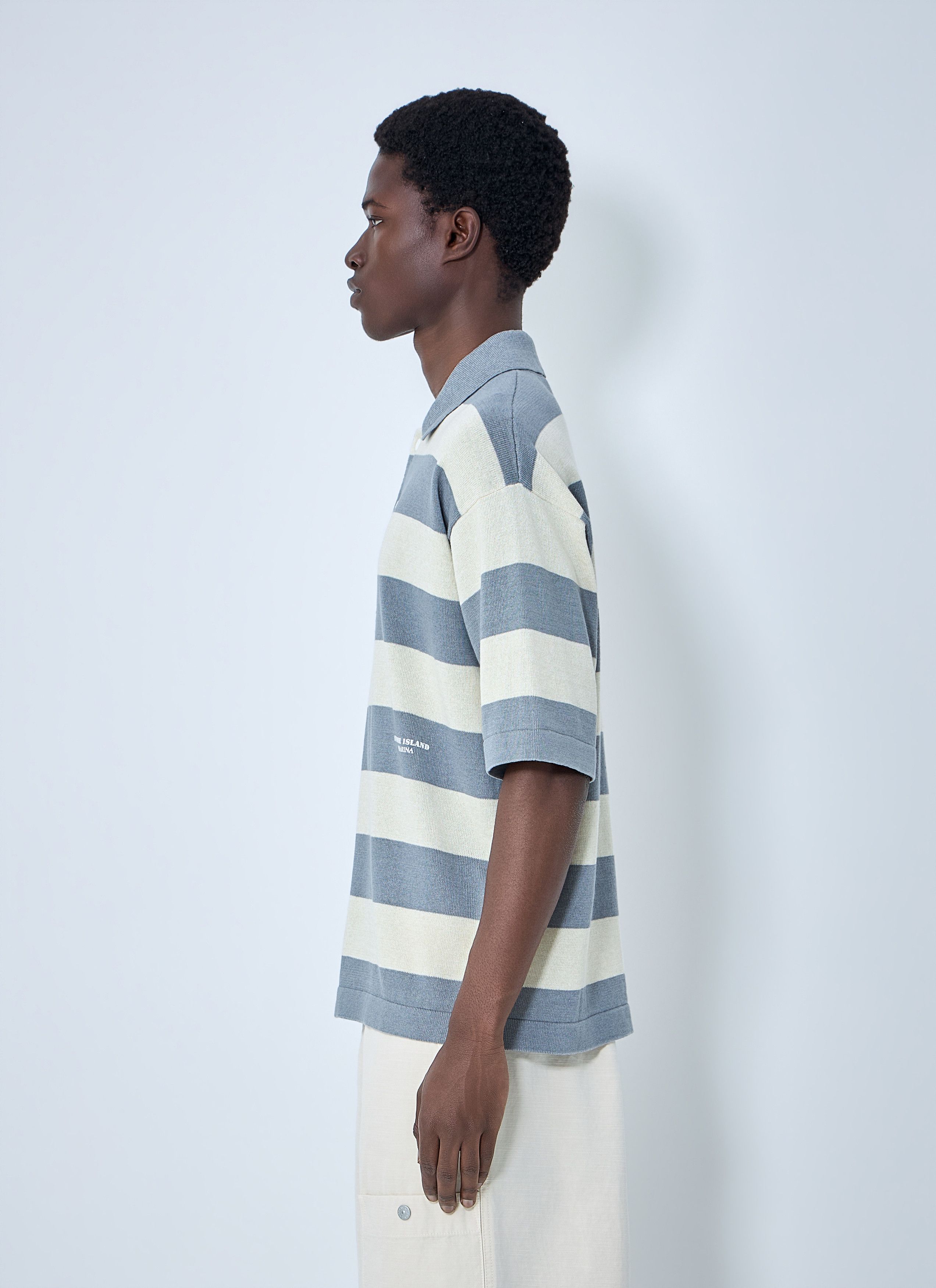 Stone Island Striped Polo Shirt Size US L / EU 52-54 / 3 - 3 Thumbnail