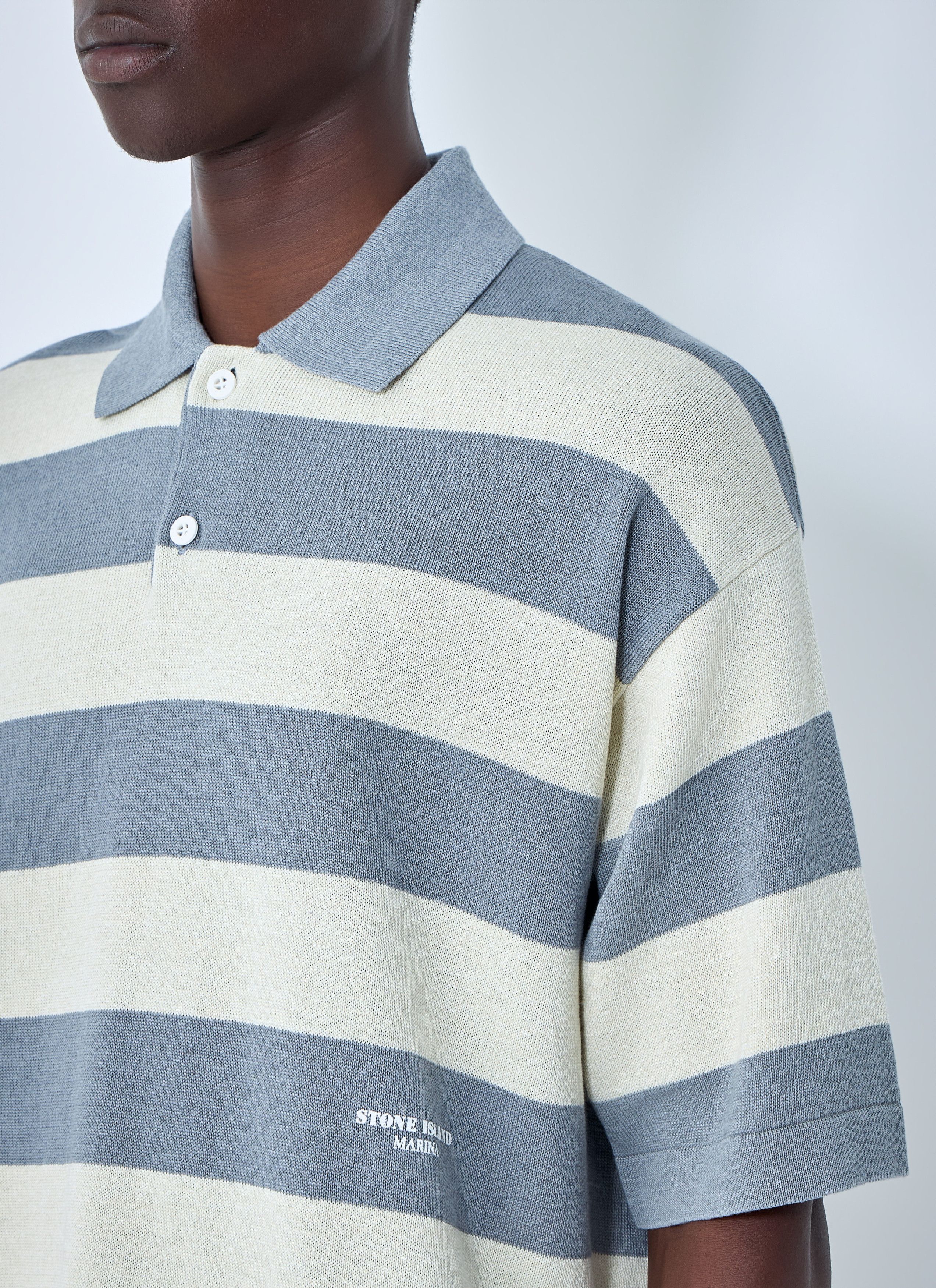 Stone Island Striped Polo Shirt Size US L / EU 52-54 / 3 - 5 Thumbnail