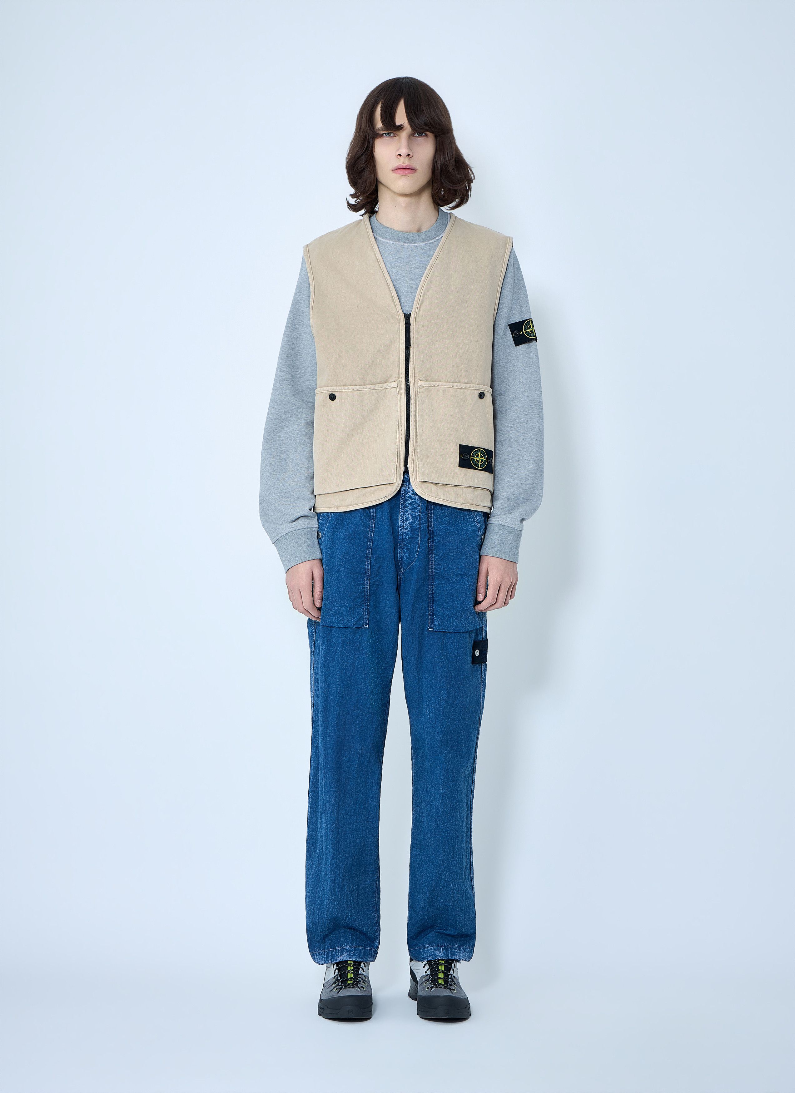 Stone Island Cotton Twill Utility Vest Size US L / EU 52-54 / 3 - 2 Thumbnail
