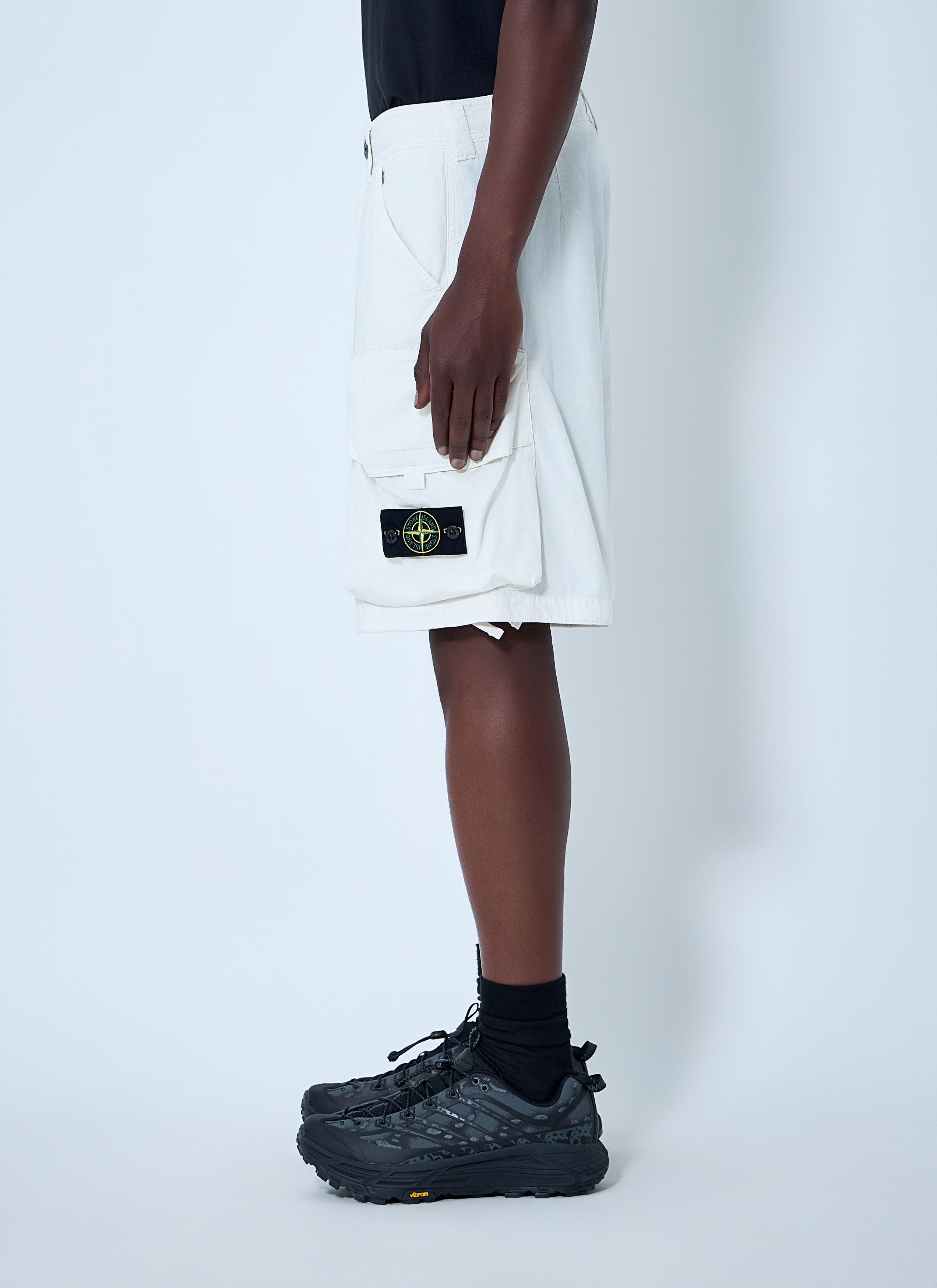 Stone Island Cargo Shorts with Flap Pockets Size US 34 / EU 50 - 3 Thumbnail