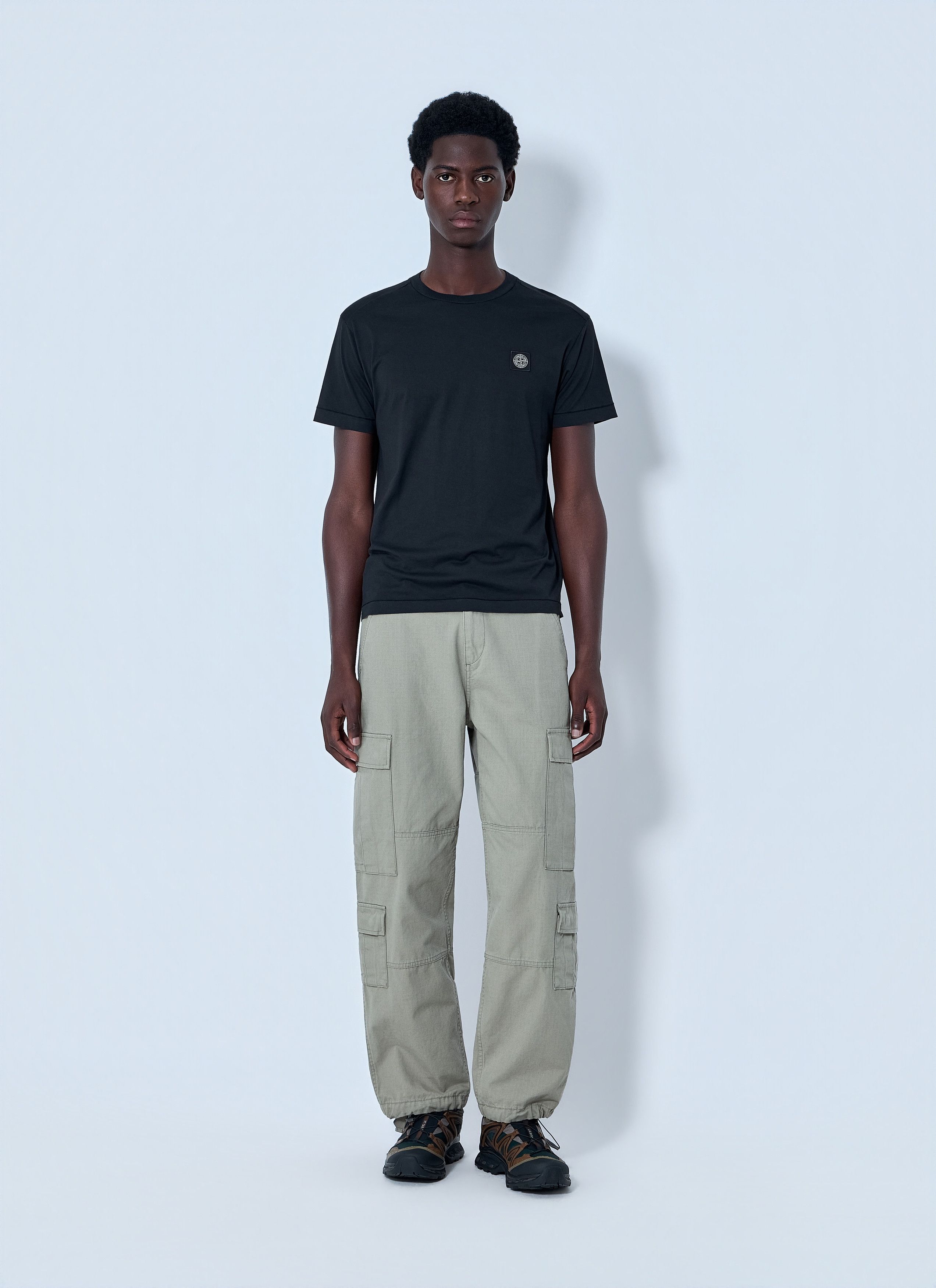 Stone Island Cotton Jersey Logo T-Shirt Size US XL / EU 56 / 4 - 2 Thumbnail