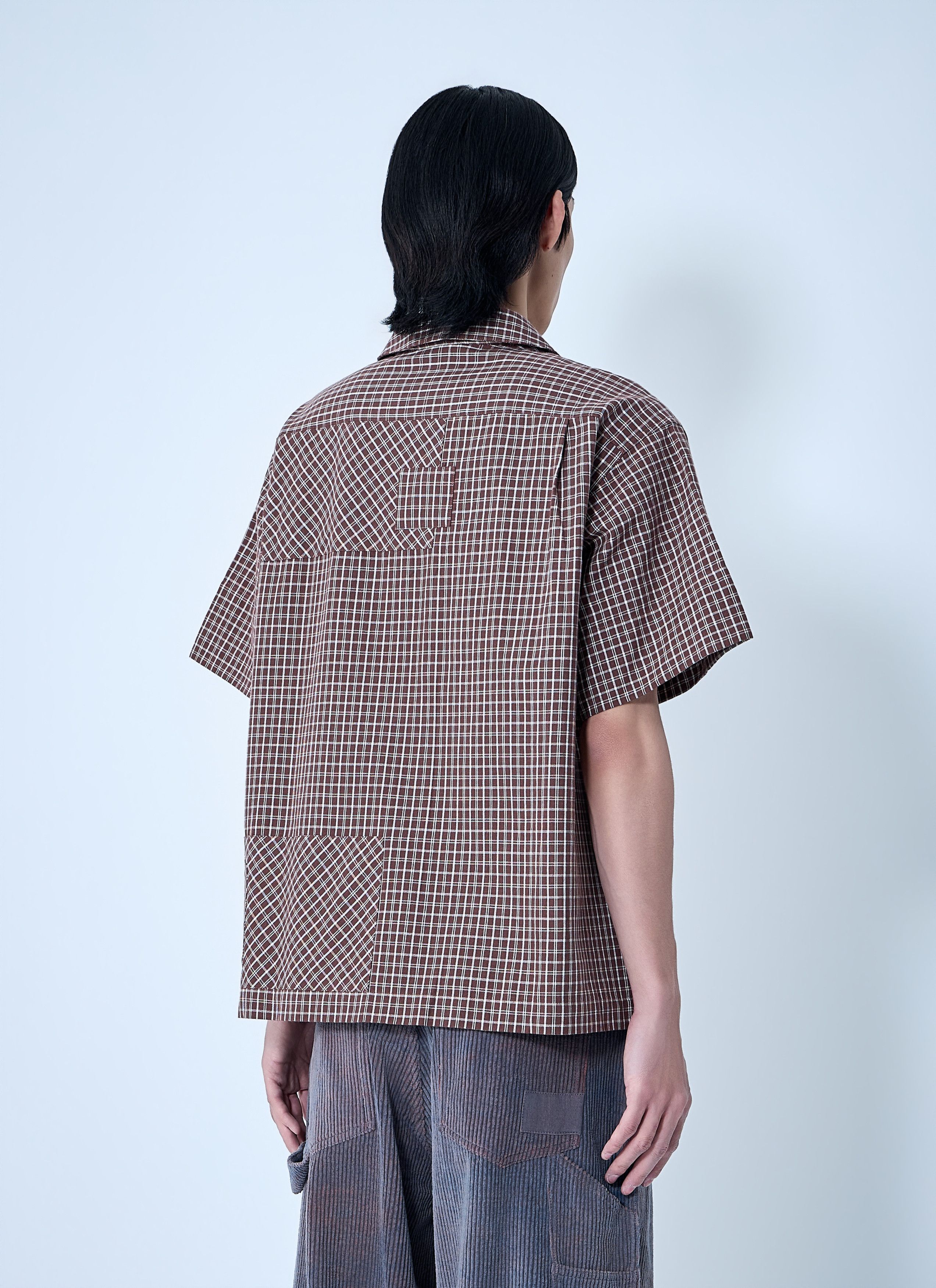 Story Mfg. Checkered Short Sleeve Shirt Size US L / EU 52-54 / 3 - 4 Thumbnail