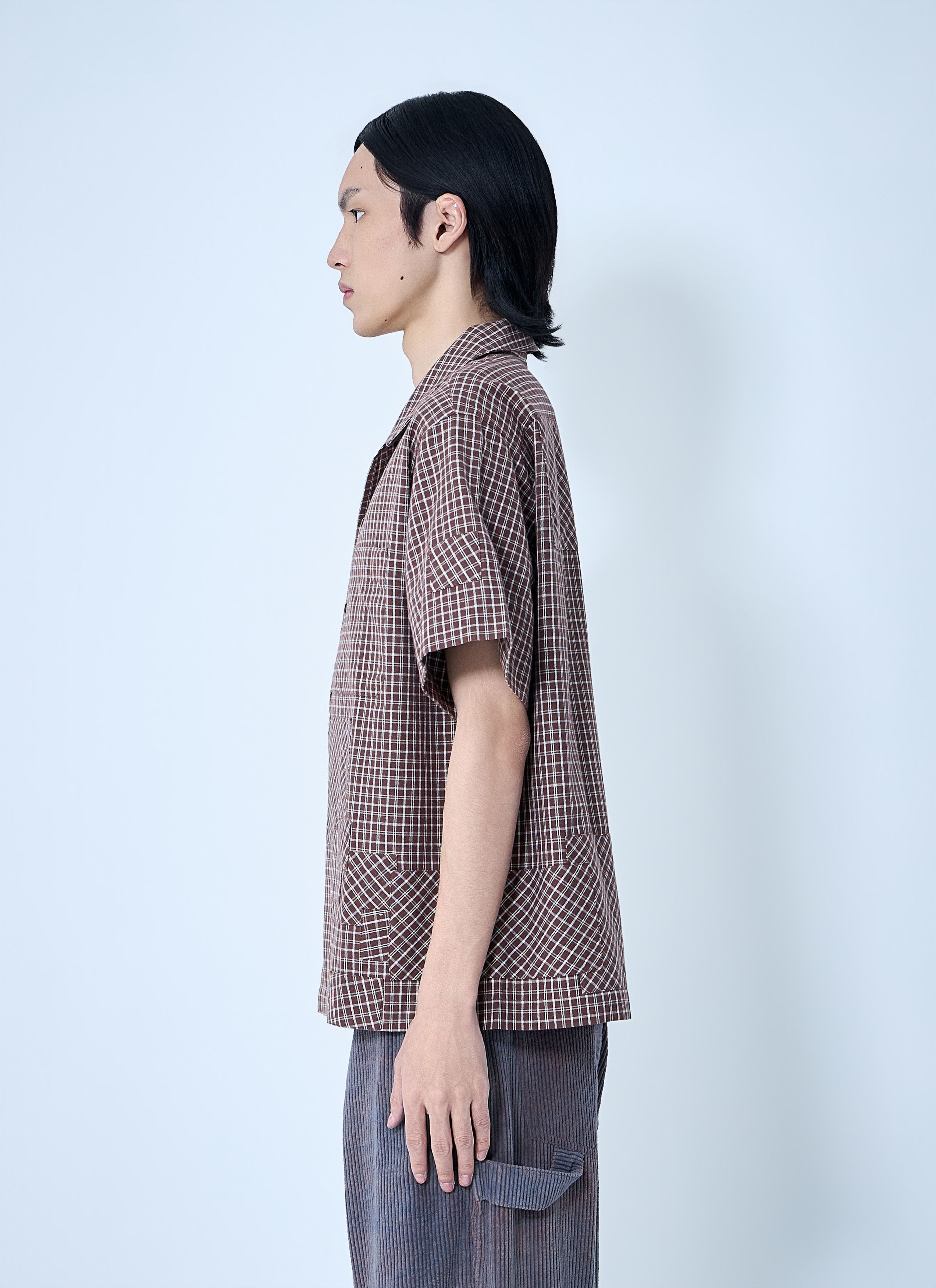 Story Mfg. Checkered Short Sleeve Shirt Size US L / EU 52-54 / 3 - 3 Thumbnail