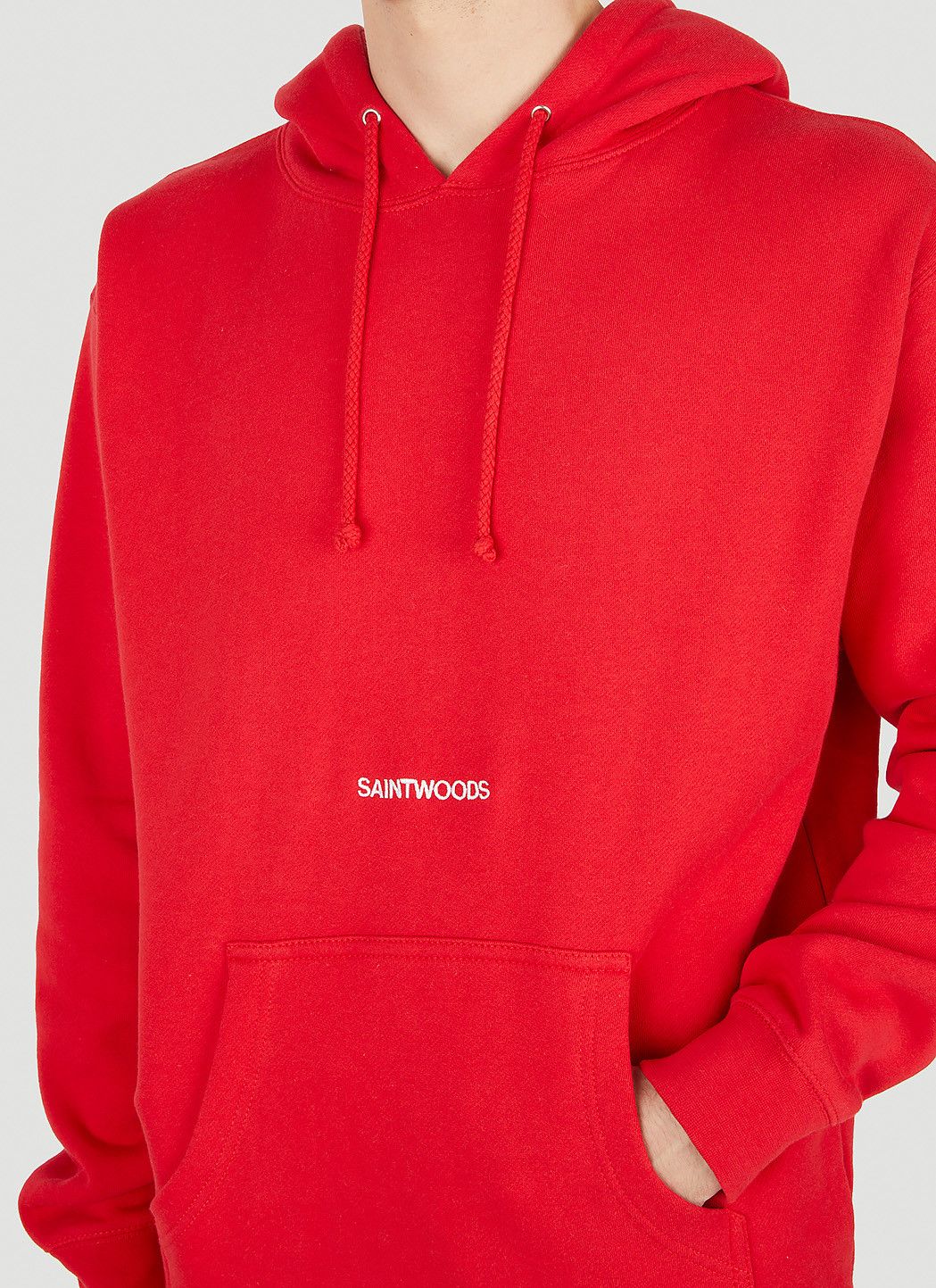 Saintwoods Logo Embroidery Hooded Sweatshirt Size US S / EU 44-46 / 1 - 5 Thumbnail