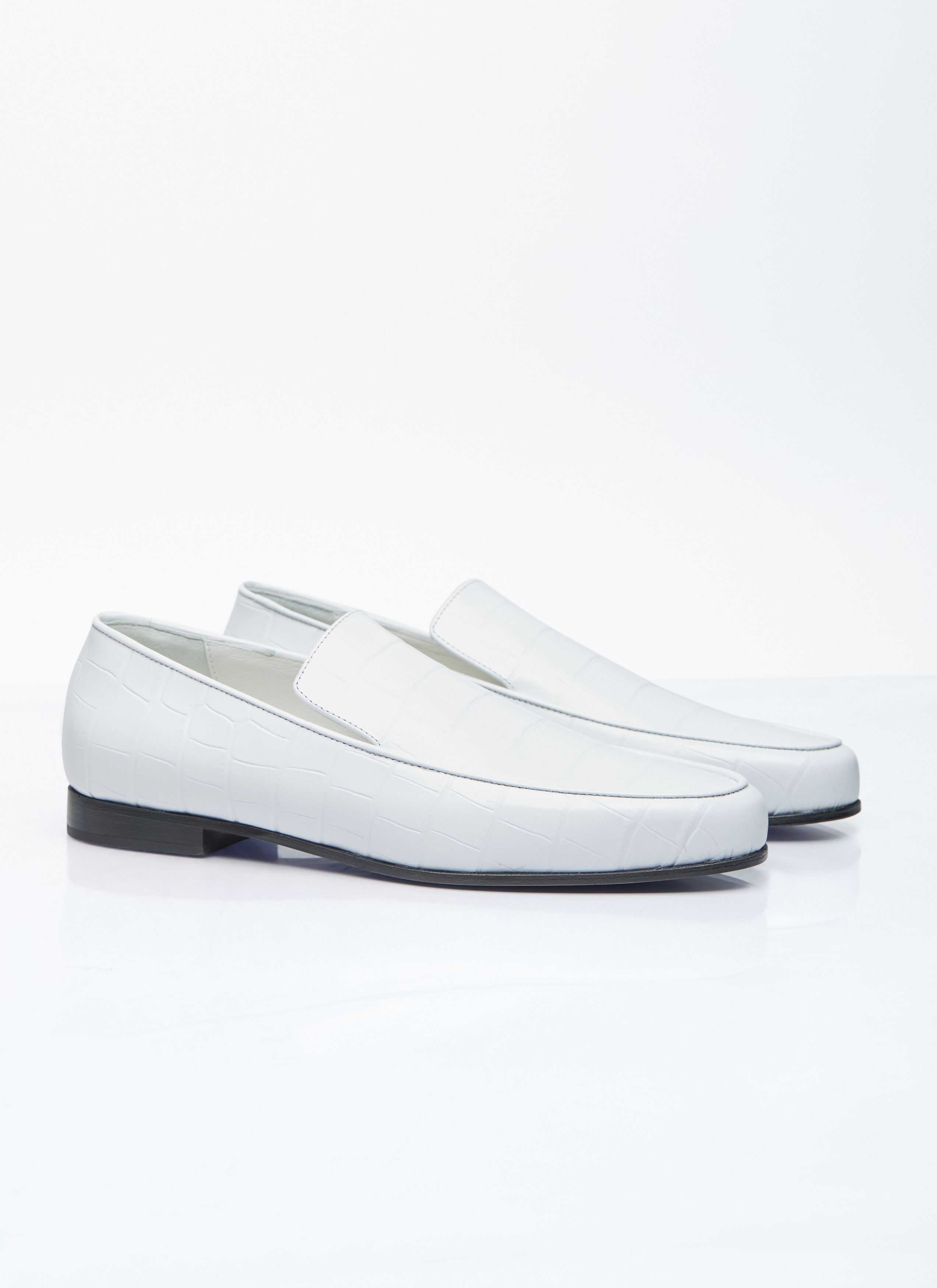 Toteme Croco Oval Loafers Size US 6 / IT 36 - 3 Thumbnail