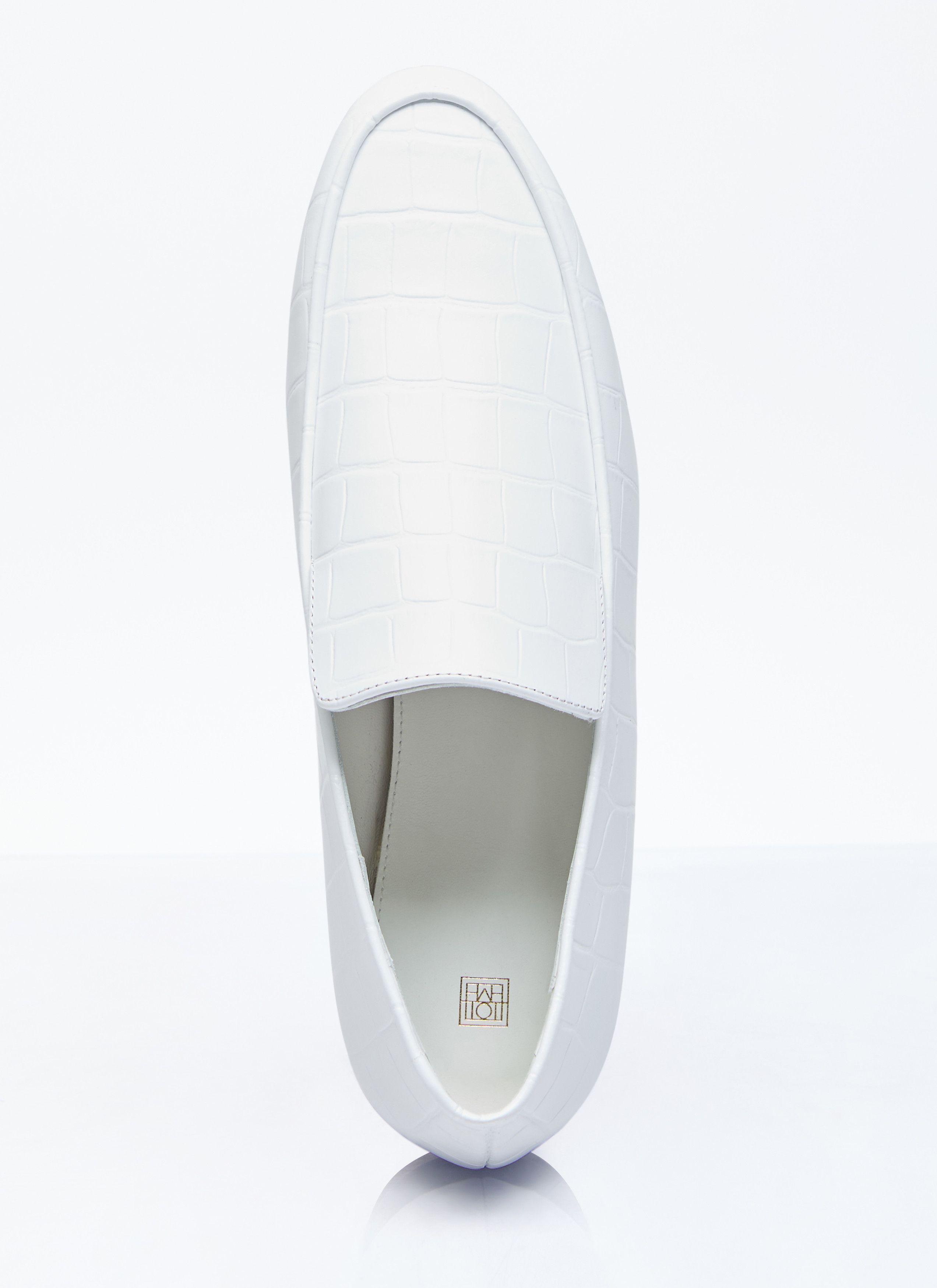 Toteme Croco Oval Loafers Size US 6 / IT 36 - 7 Thumbnail