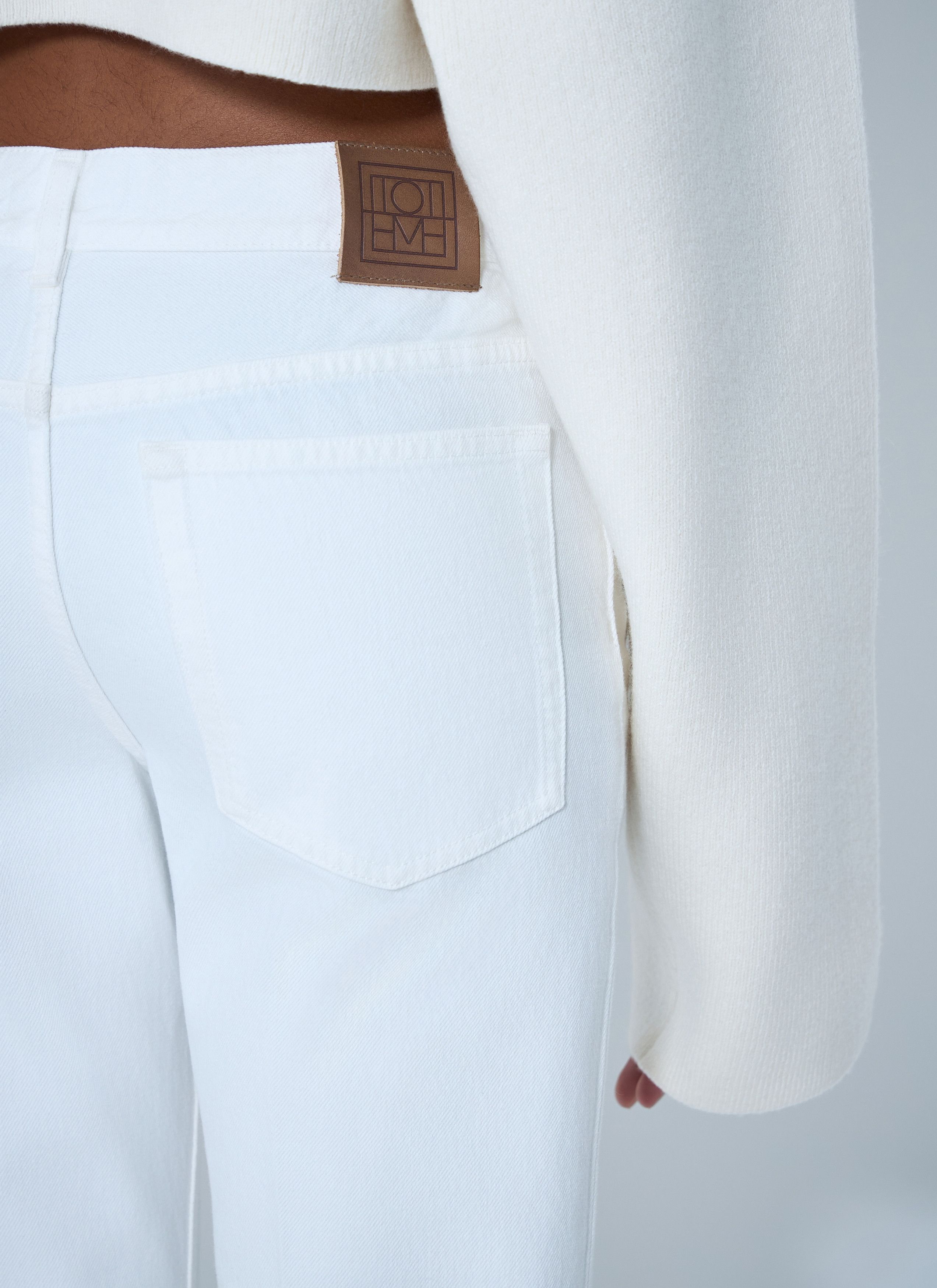Toteme Flared Denim Trousers Size 30" / US 8 / IT 44 - 6 Thumbnail