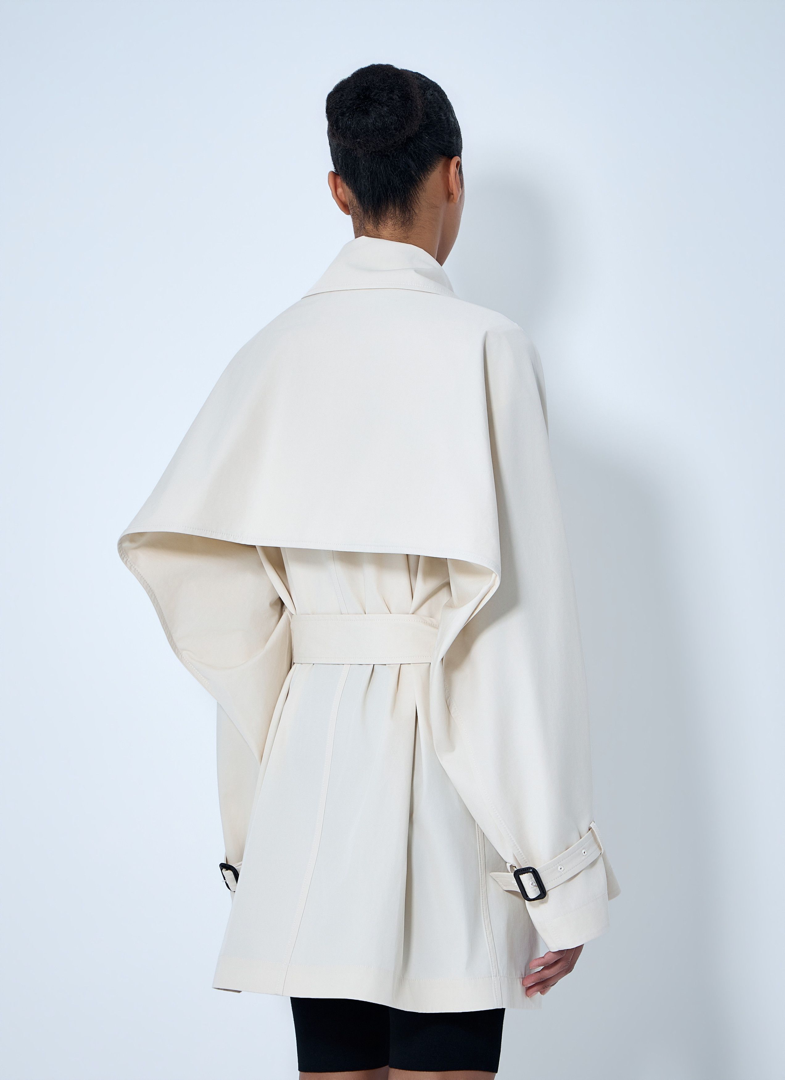 Toteme Double-Breasted Cotton Trench Coat Size S / US 4 / IT 40 - 4 Thumbnail