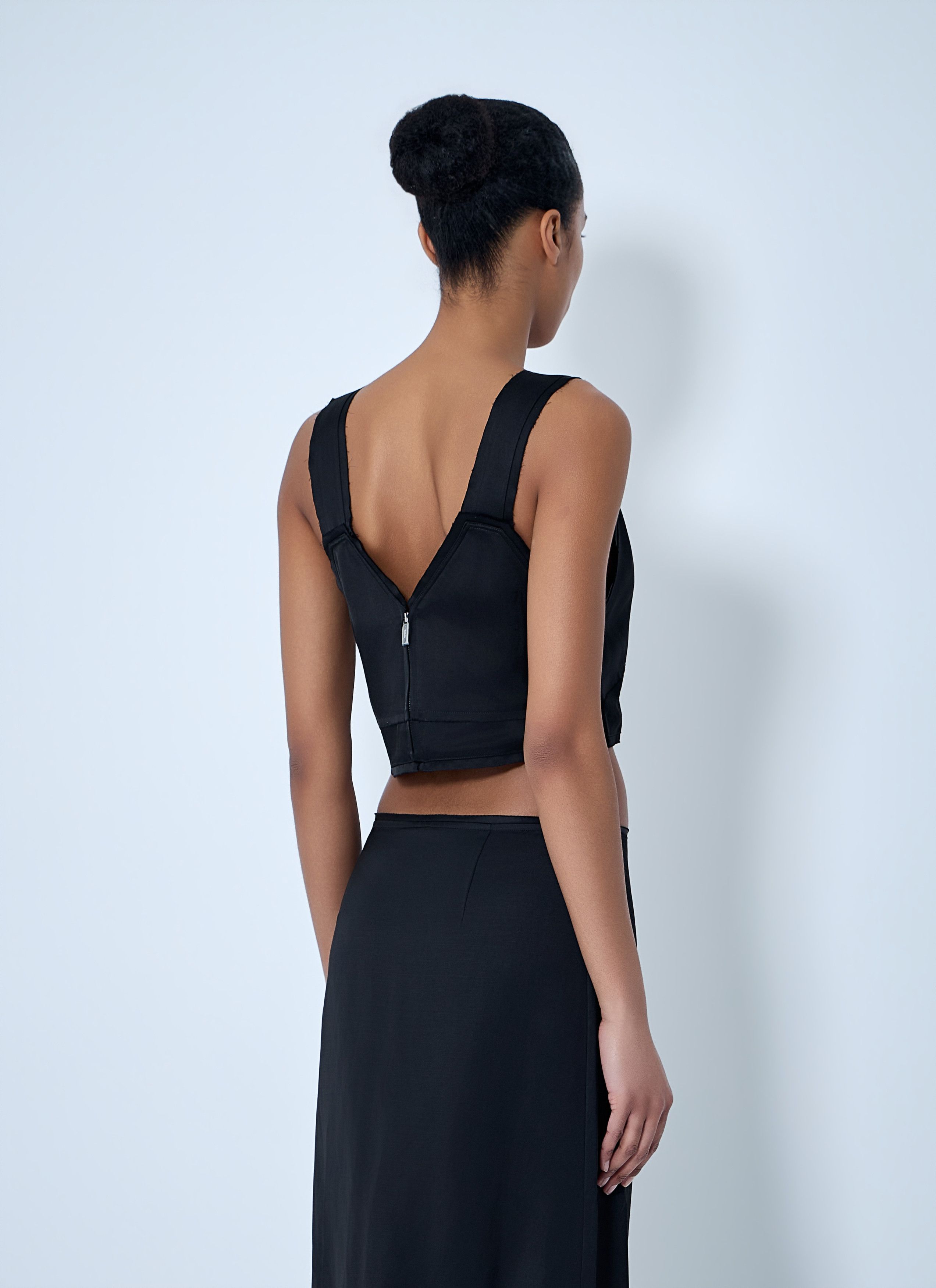 Toteme V-neck Sleeveless Top Size S / US 4 / IT 40 - 4 Thumbnail
