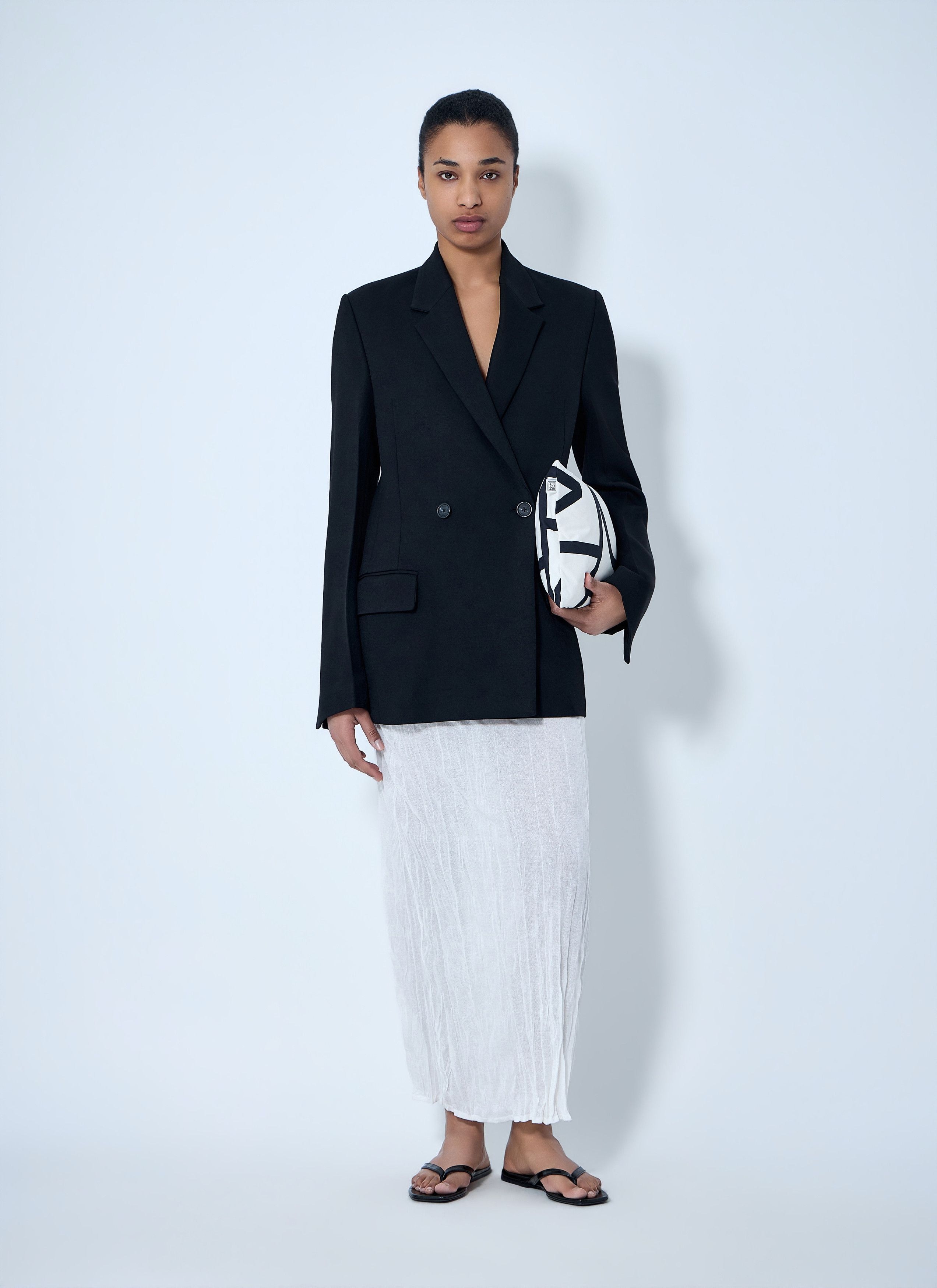 Toteme Double-Breasted Blazer Size S / US 4 / IT 40 - 2 Thumbnail