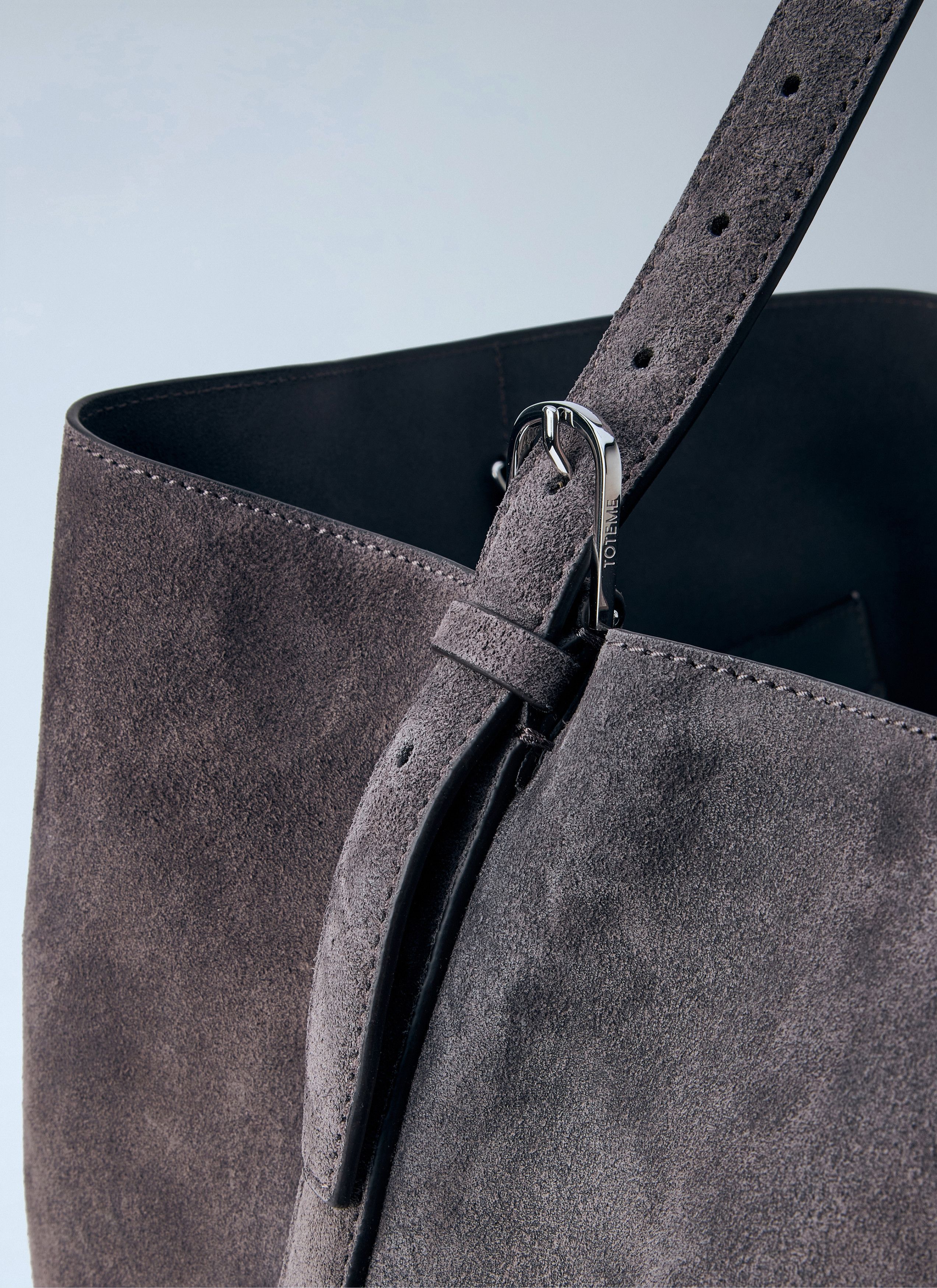 Toteme Belted Suede Tote Bag Size ONE SIZE - 4 Thumbnail