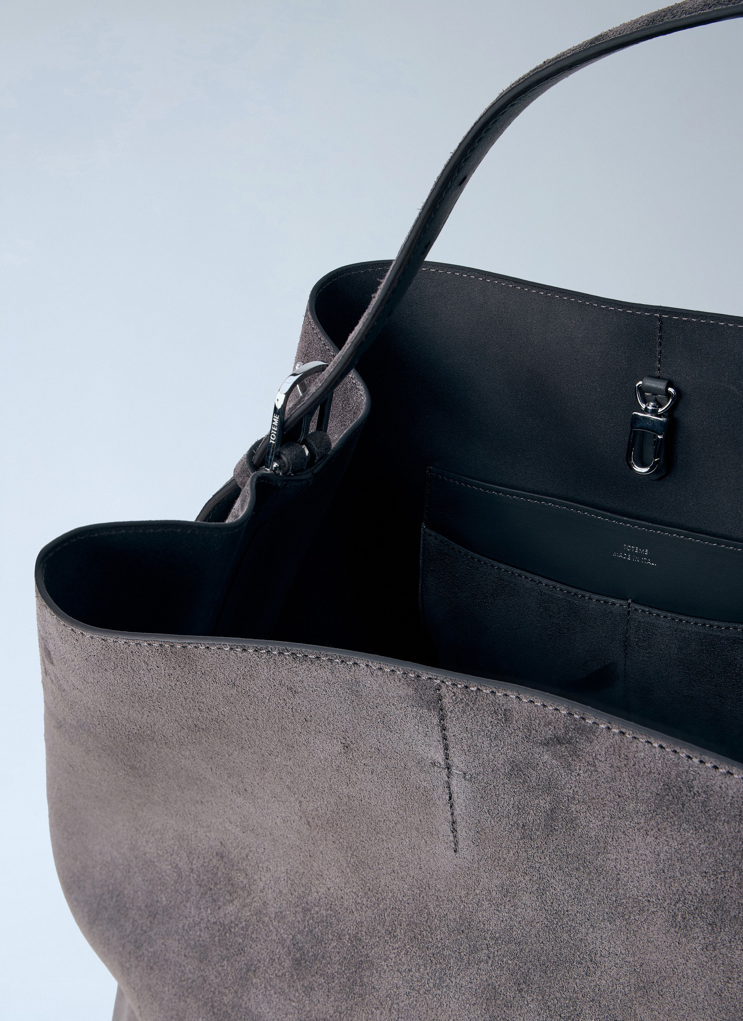 Toteme Belted Suede Tote Bag Size ONE SIZE - 6 Thumbnail