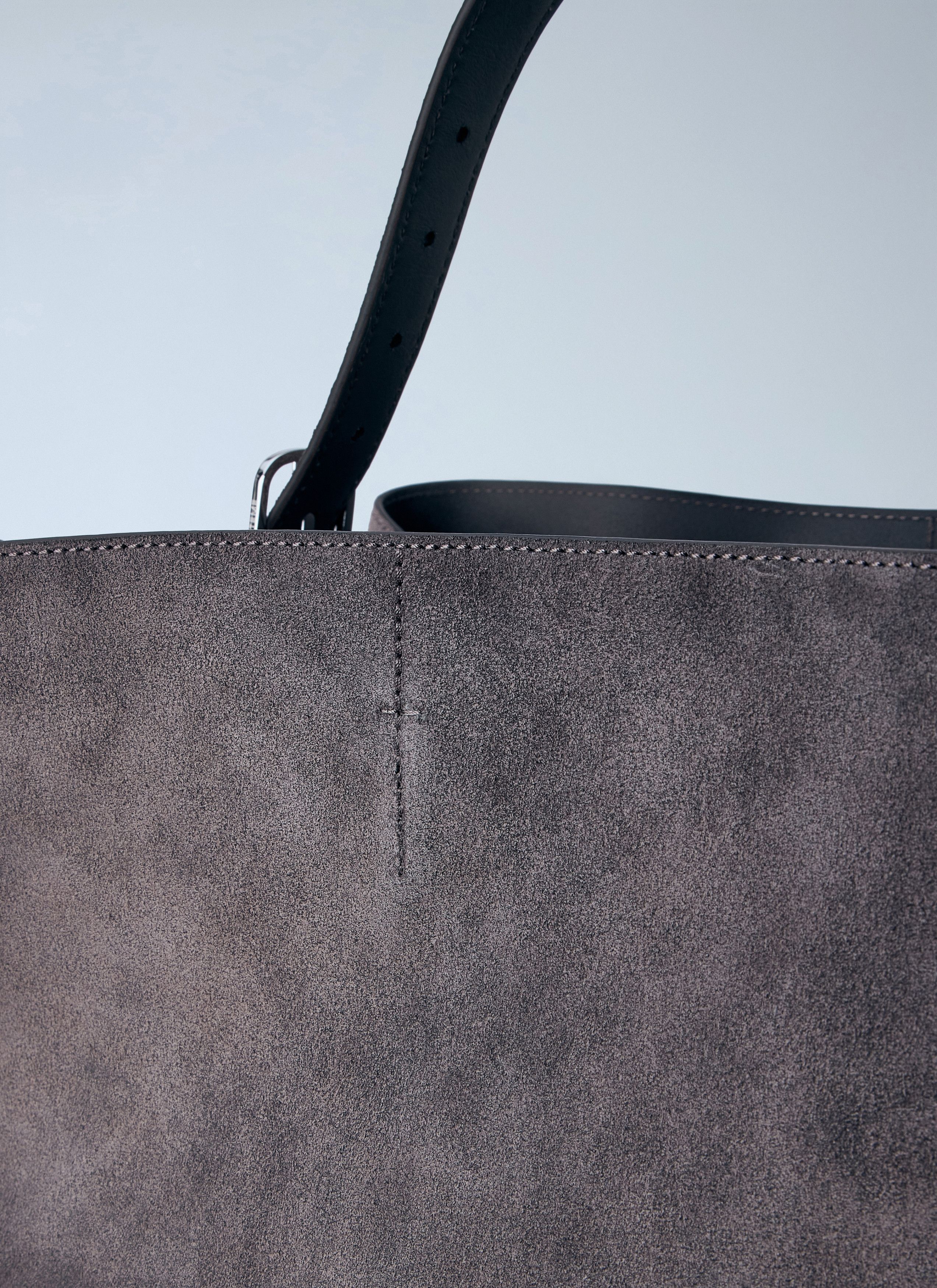 Toteme Belted Suede Tote Bag Size ONE SIZE - 5 Thumbnail