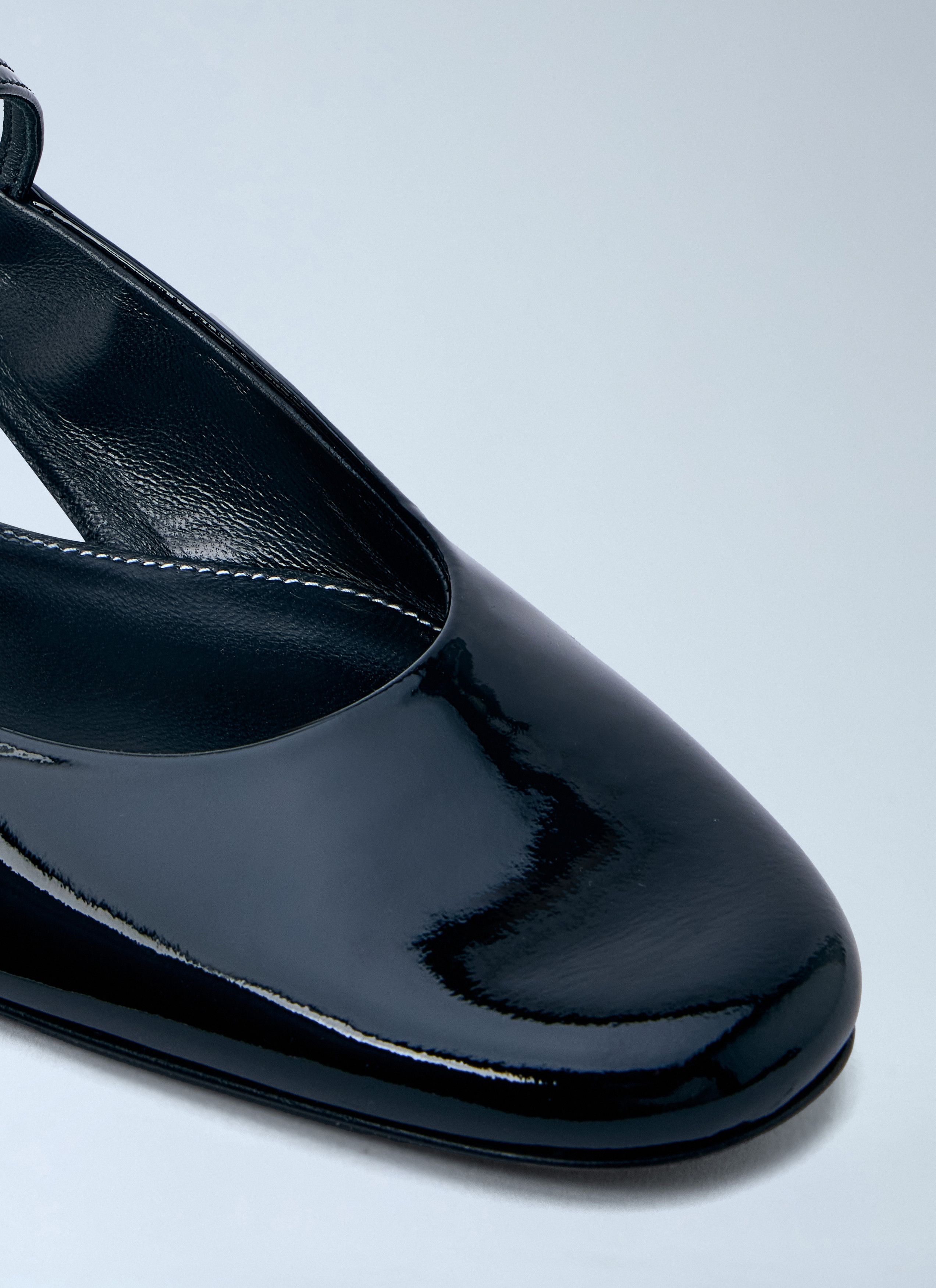 Toteme Patent Leather Slingback Flats Size US 6 / IT 36 - 3 Thumbnail