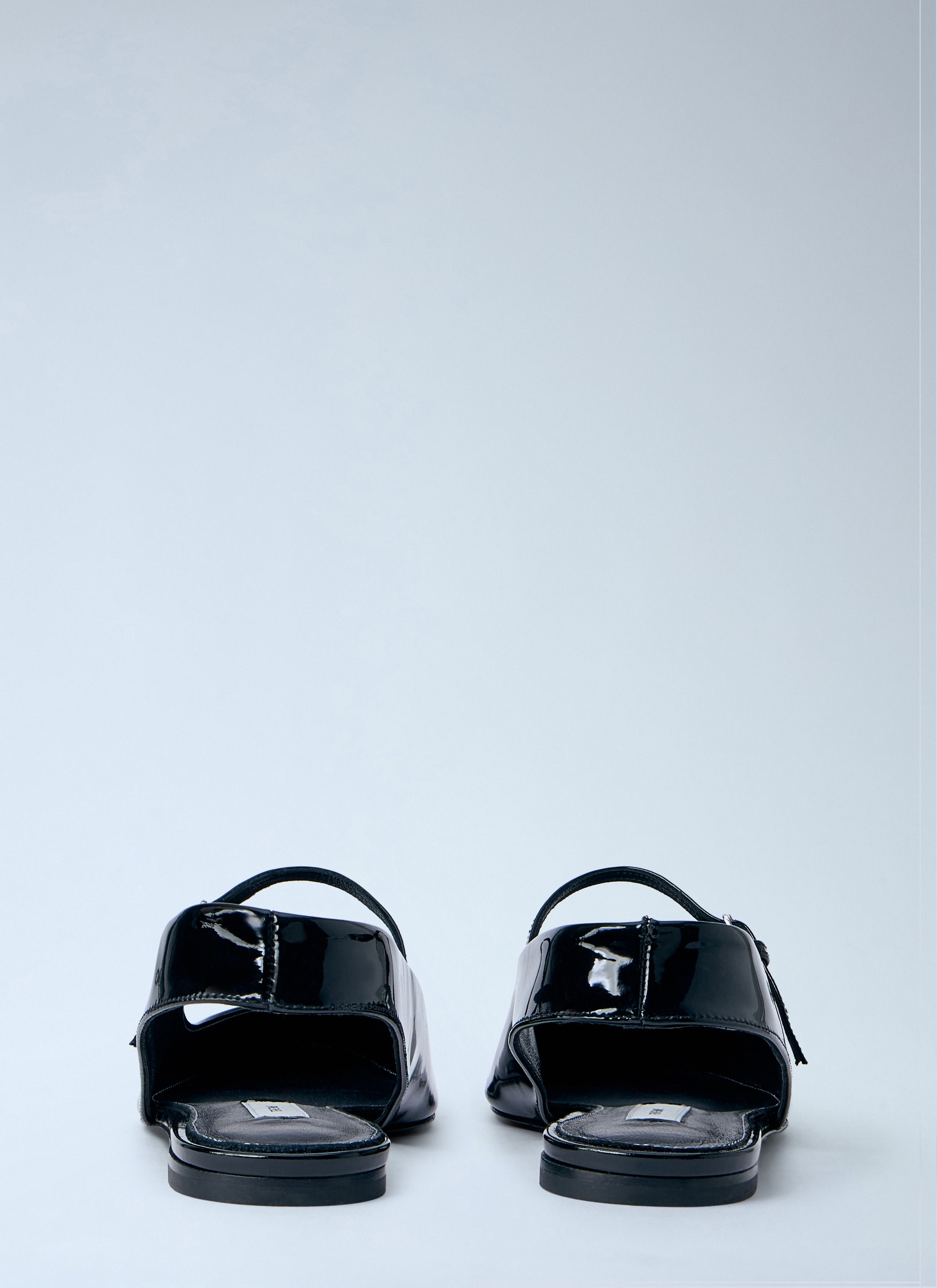 Toteme Patent Leather Slingback Flats Size US 10 / IT 40 - 5 Thumbnail