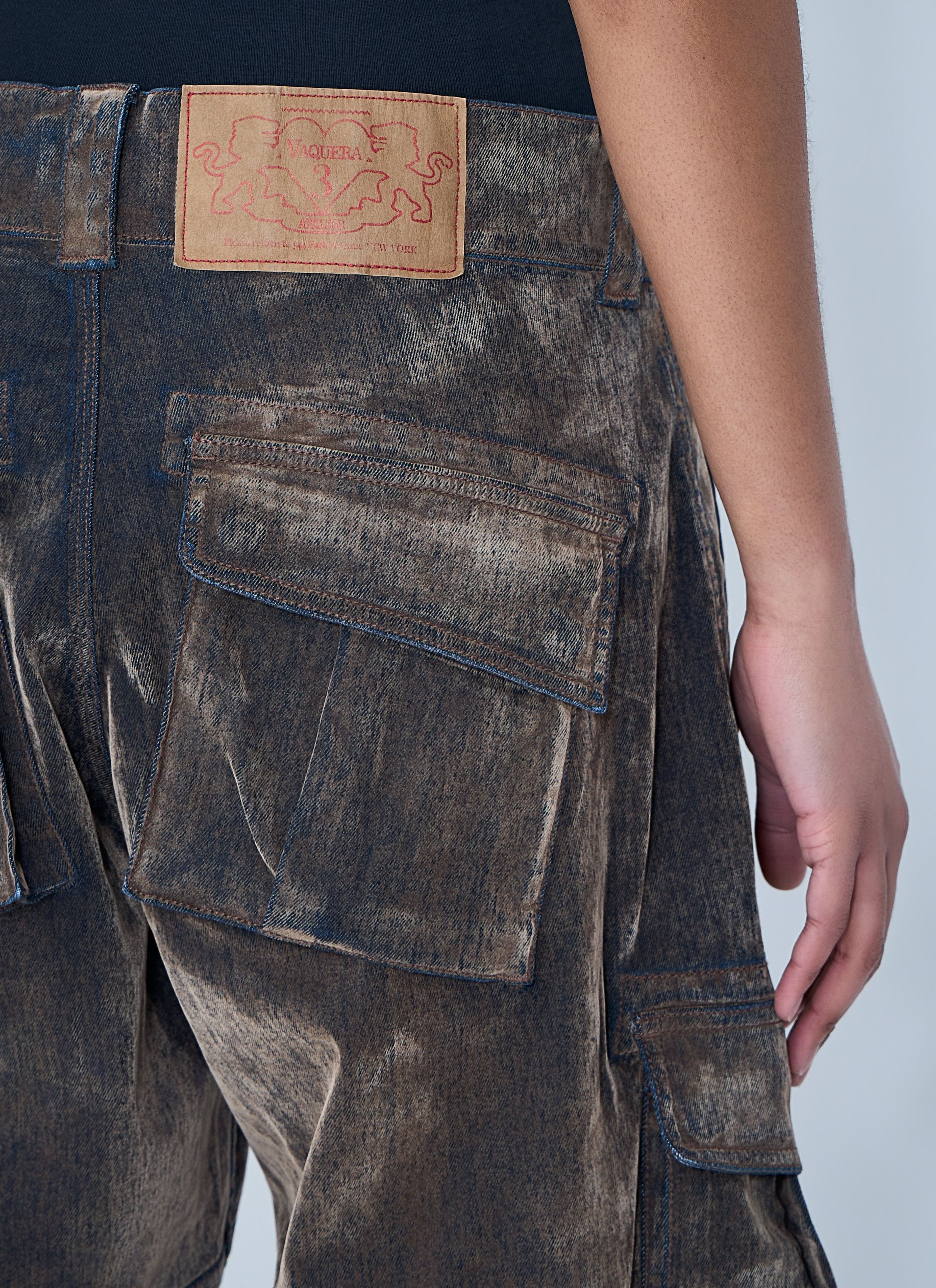 Vaquera Denim Cargo Shorts Size 30" / US 8 / IT 44 - 6 Thumbnail