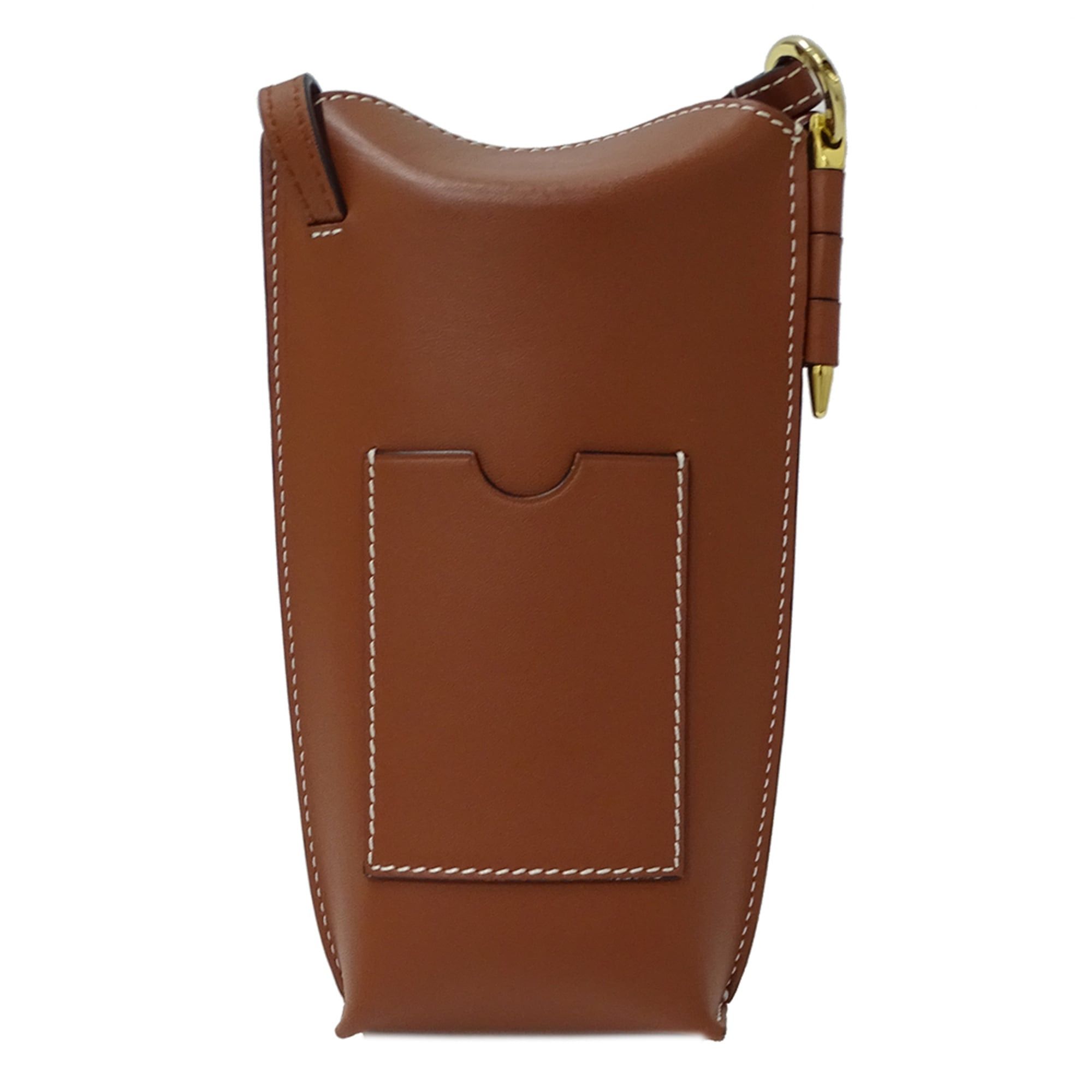 Loewe Loewe handbag for women, brand shoulder bag, gate pocket design, anagram pattern, leather, brown. Size ONE SIZE - 2 Thumbnail