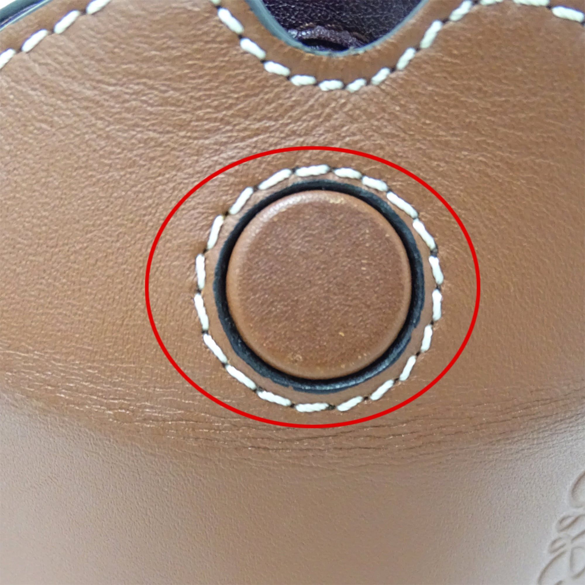 Loewe Loewe handbag for women, brand shoulder bag, gate pocket design, anagram pattern, leather, brown. Size ONE SIZE - 11 Thumbnail