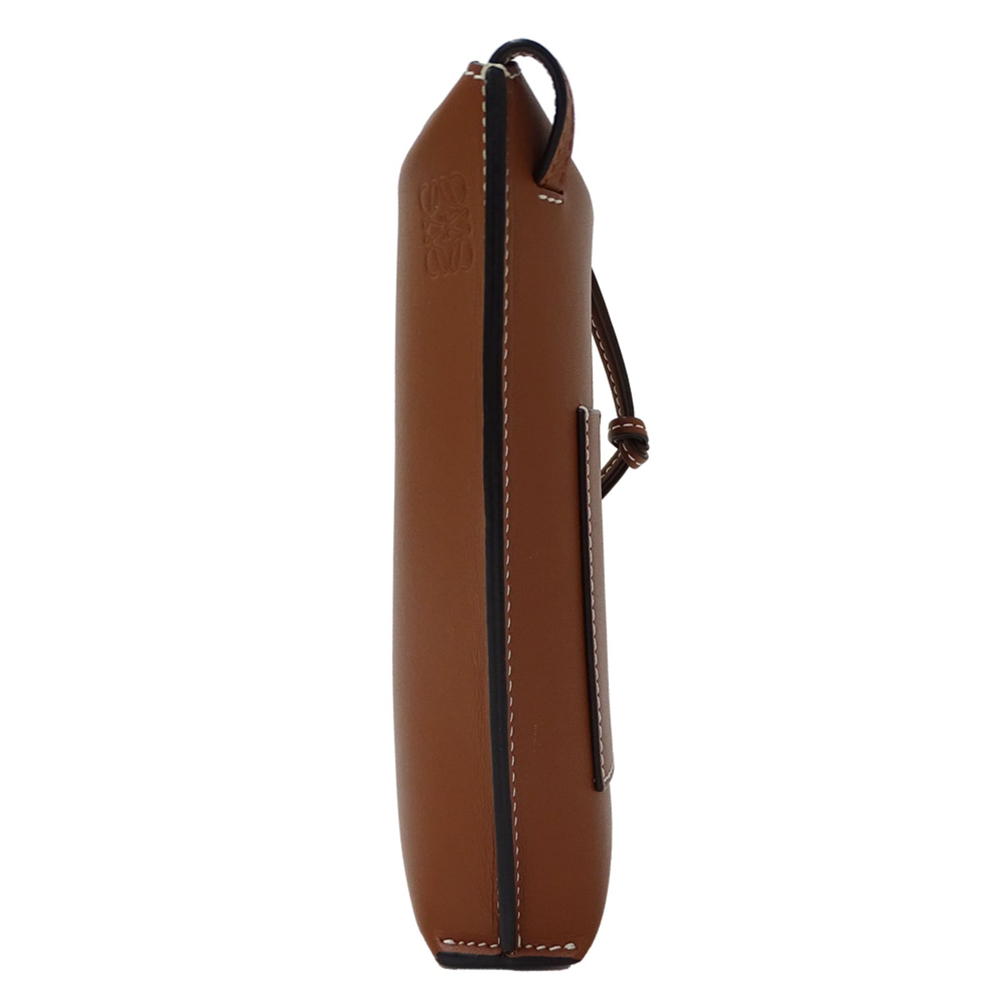 Loewe Loewe handbag for women, brand shoulder bag, gate pocket design, anagram pattern, leather, brown. Size ONE SIZE - 4 Thumbnail