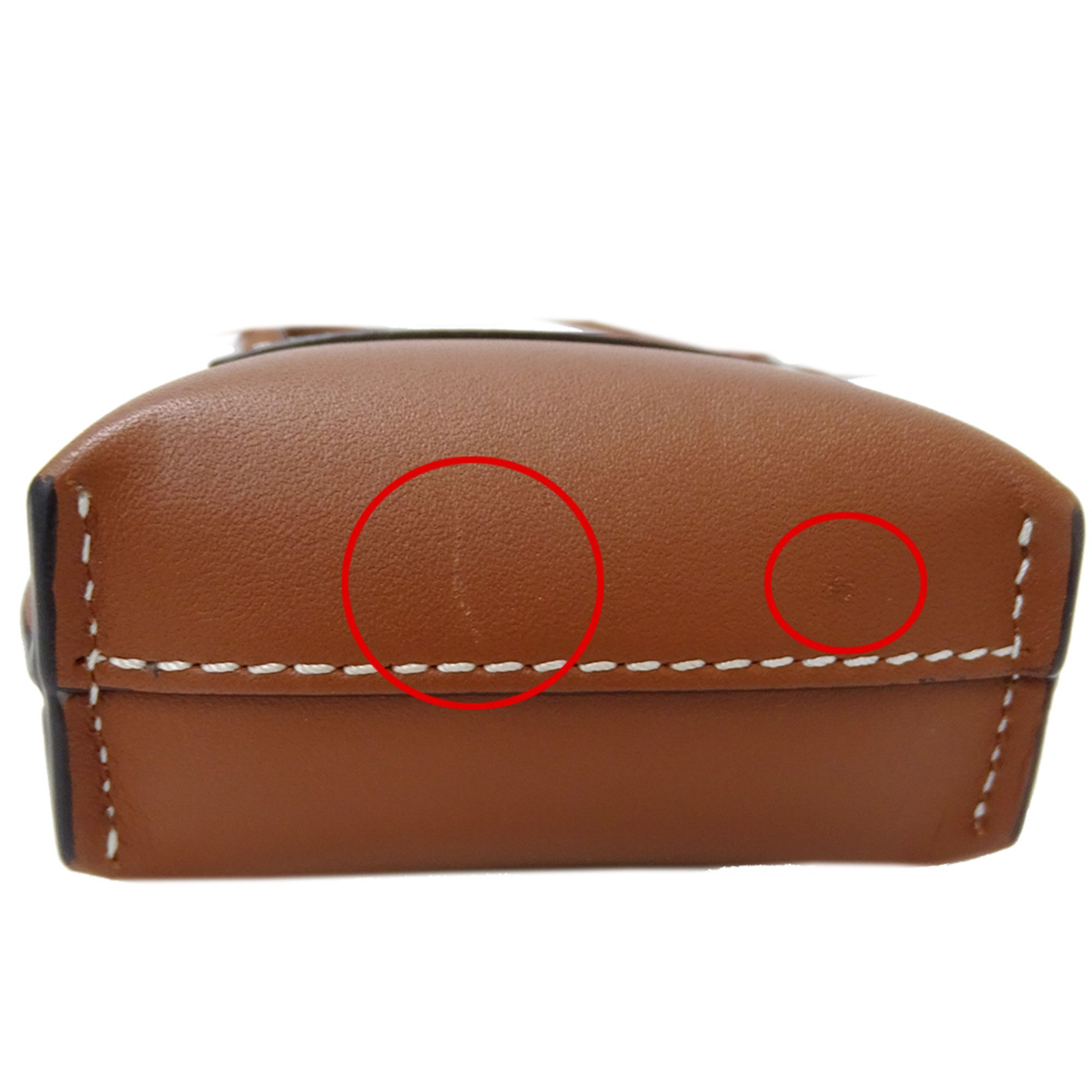 Loewe Loewe handbag for women, brand shoulder bag, gate pocket design, anagram pattern, leather, brown. Size ONE SIZE - 13 Thumbnail