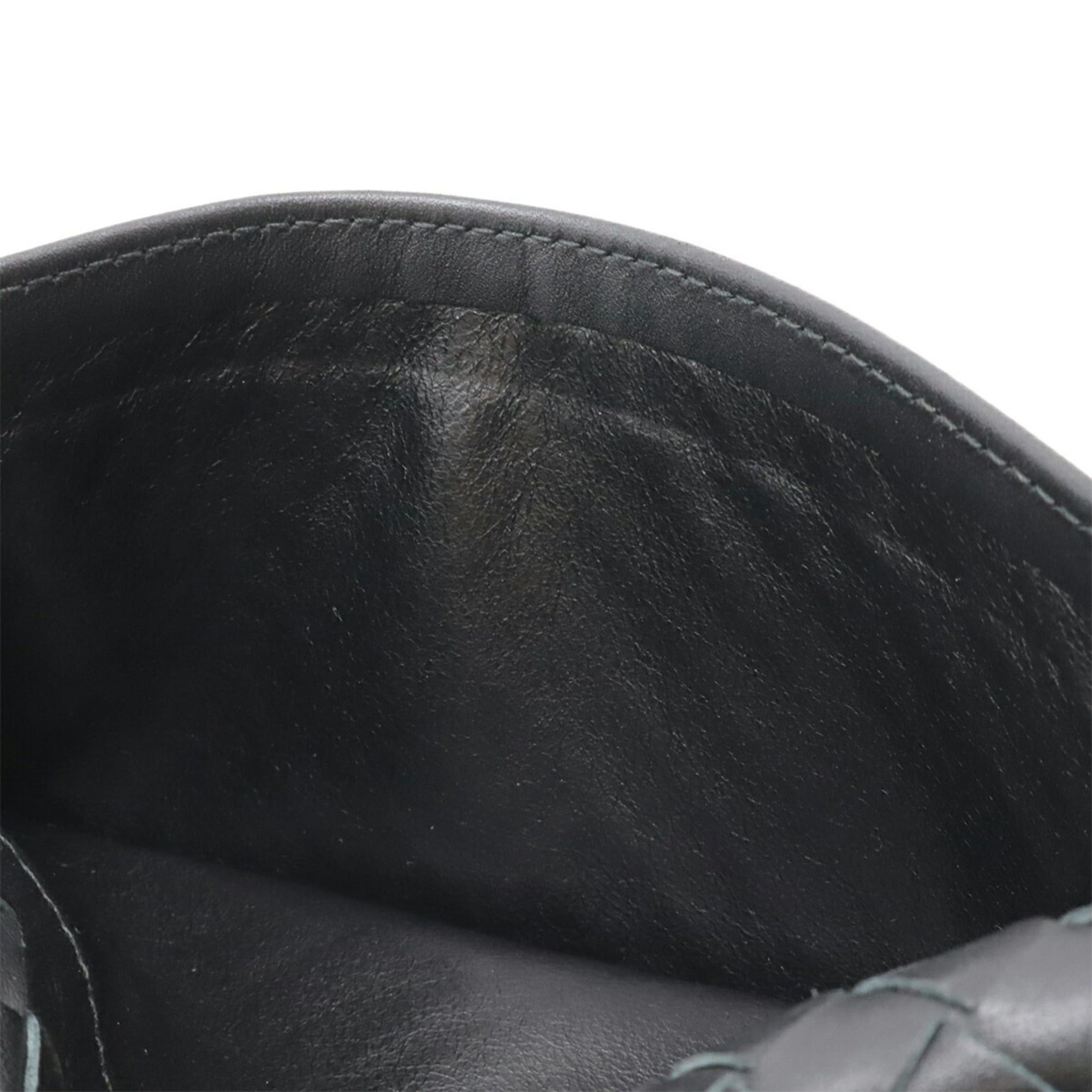 Bottega Veneta Bottega Veneta Intrecciato Bi-fold Long Wallet Leather Black 120697 Size ONE SIZE - 9 Thumbnail