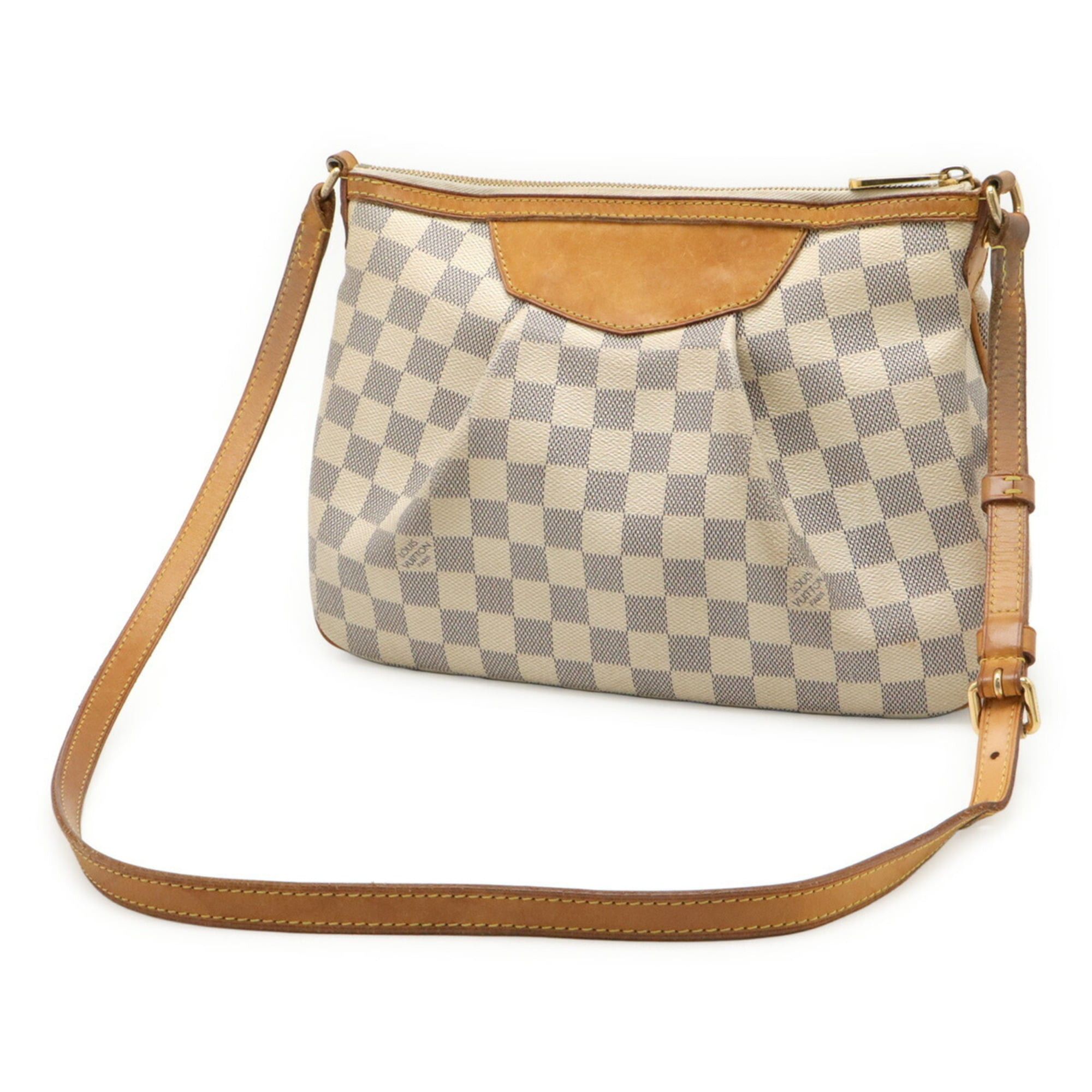 Louis Vuitton LOUIS VUITTON Damier Azur Siracusa PM Shoulder Bag N41113 Size ONE SIZE - 3 Thumbnail