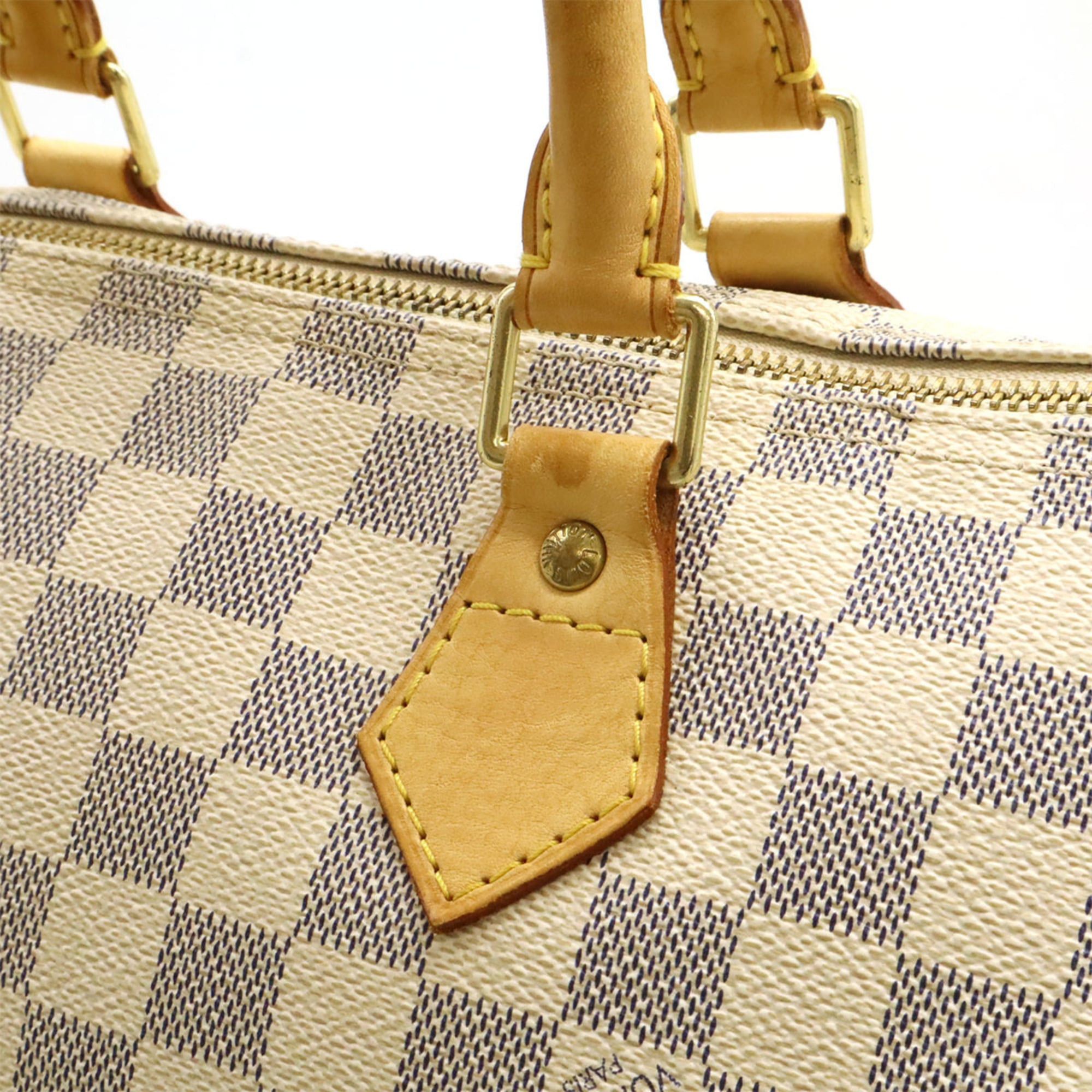 Louis Vuitton LOUIS VUITTON Damier Azur Speedy 30 Handbag N41533 Size ONE SIZE - 9 Thumbnail